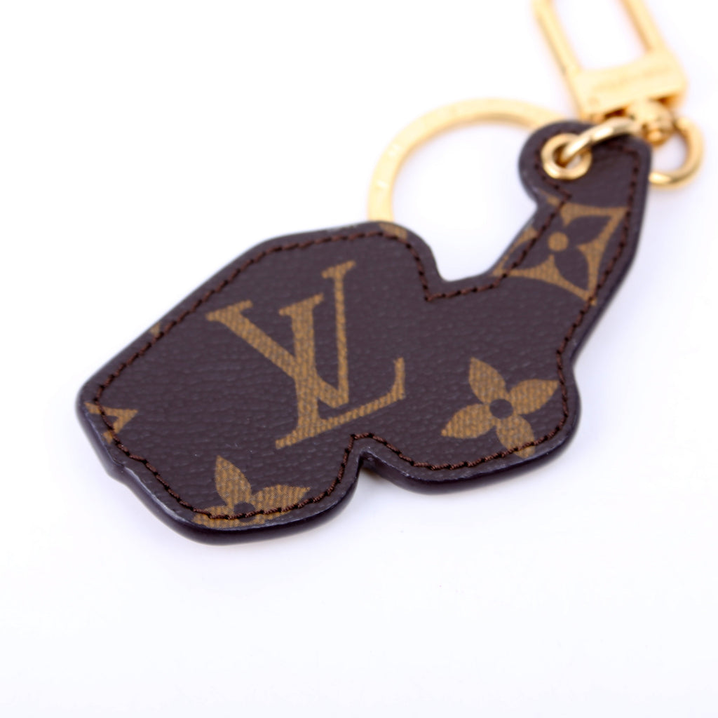 1.1 Millionaire Sunglasses Key Holder Bag Charm Red/Gold
