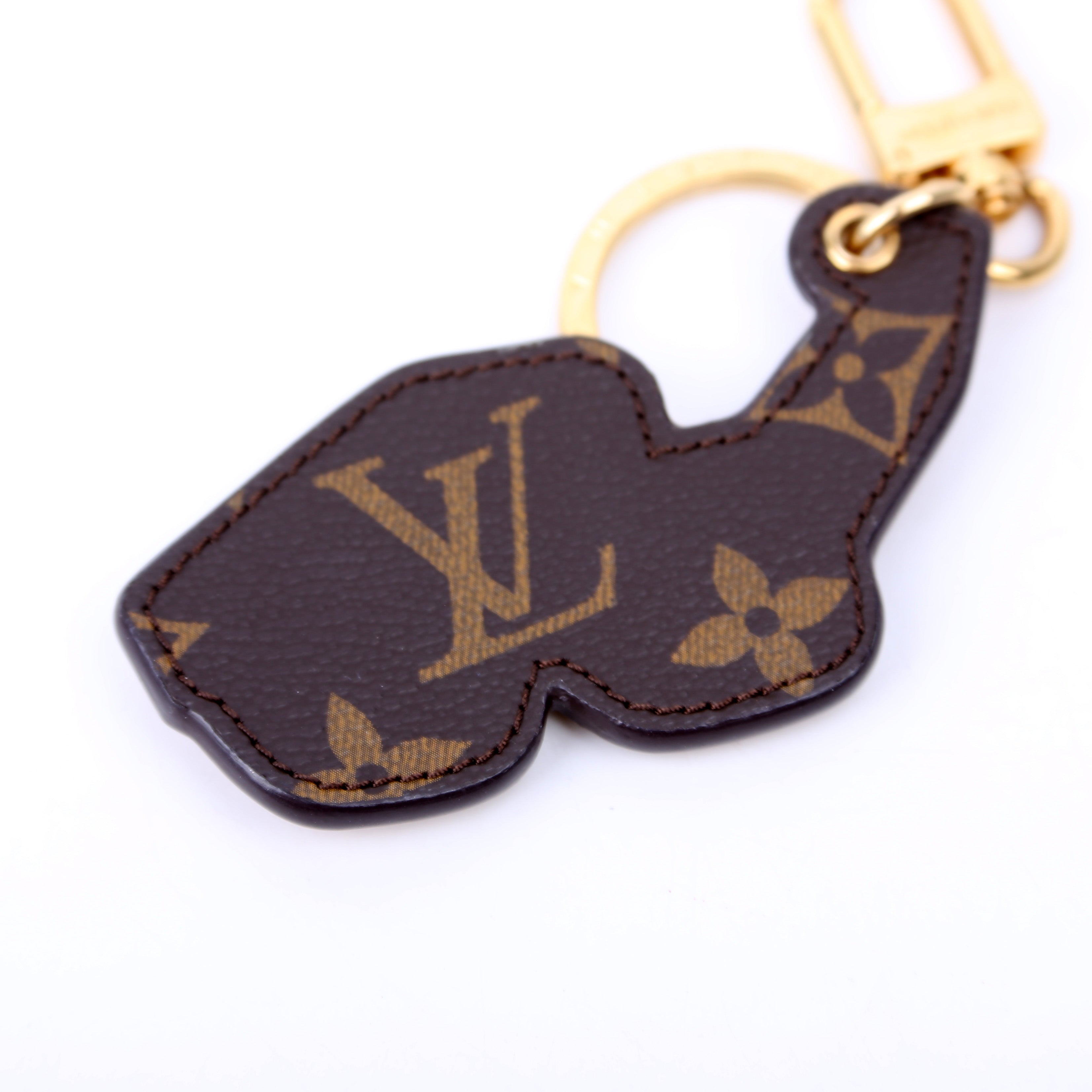 1.1 Millionaire Sunglasses Key Holder Bag Charm Red/Gold