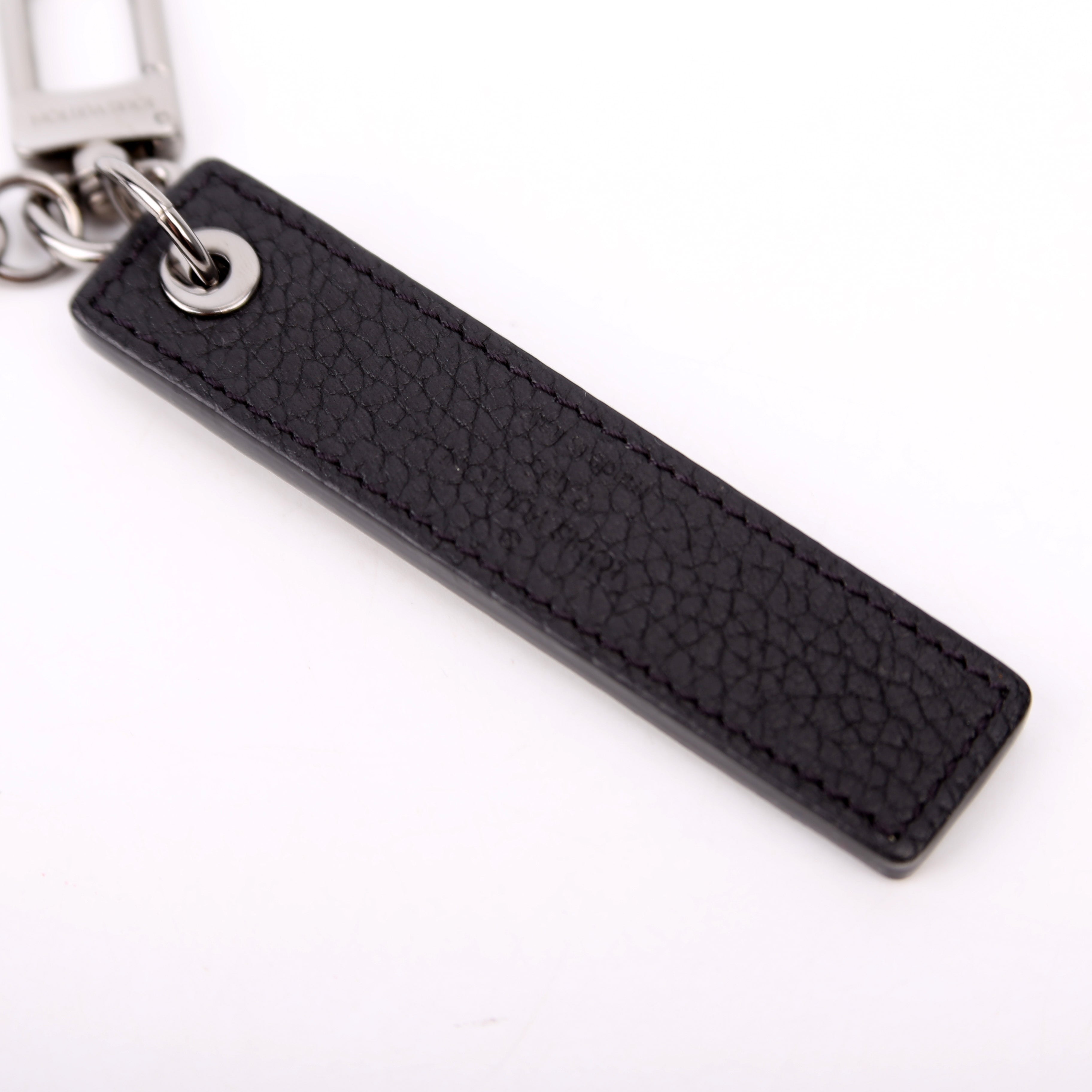 Porte Cles Tab Key Holder Bag Charm Black/Green