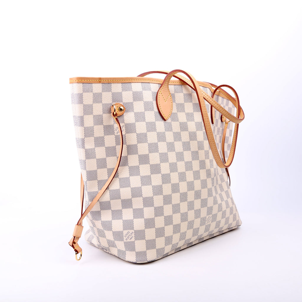 Neverfull with Wallet MM Damier Azur