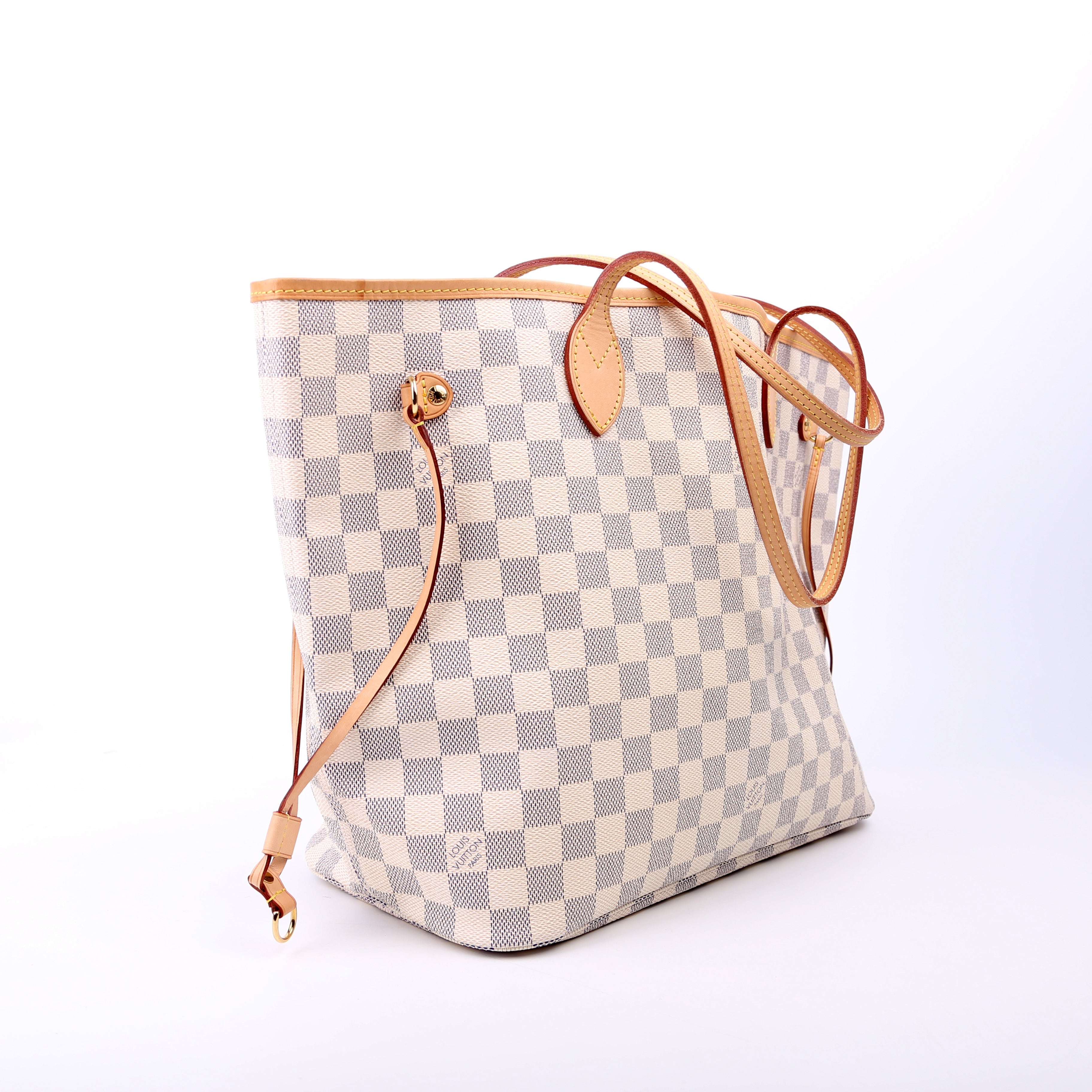 Neverfull with Wallet MM Damier Azur