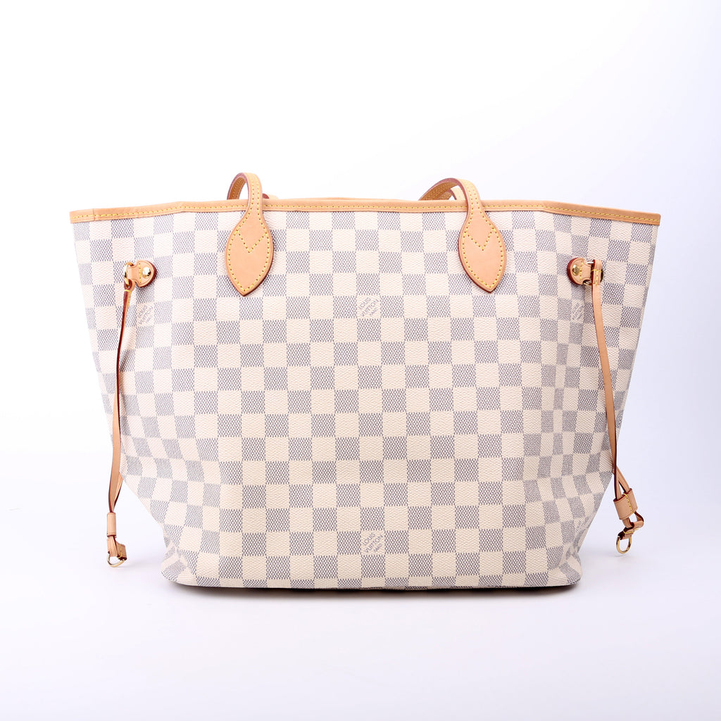 Neverfull with Wallet MM Damier Azur