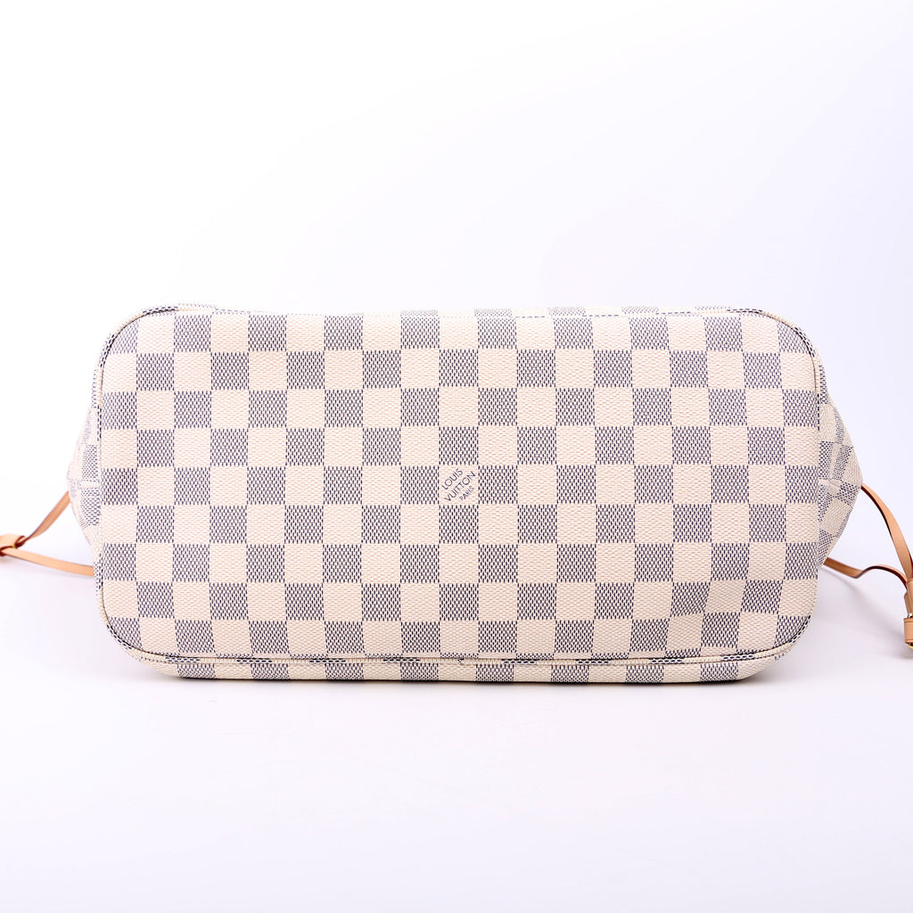 Neverfull with Wallet MM Damier Azur
