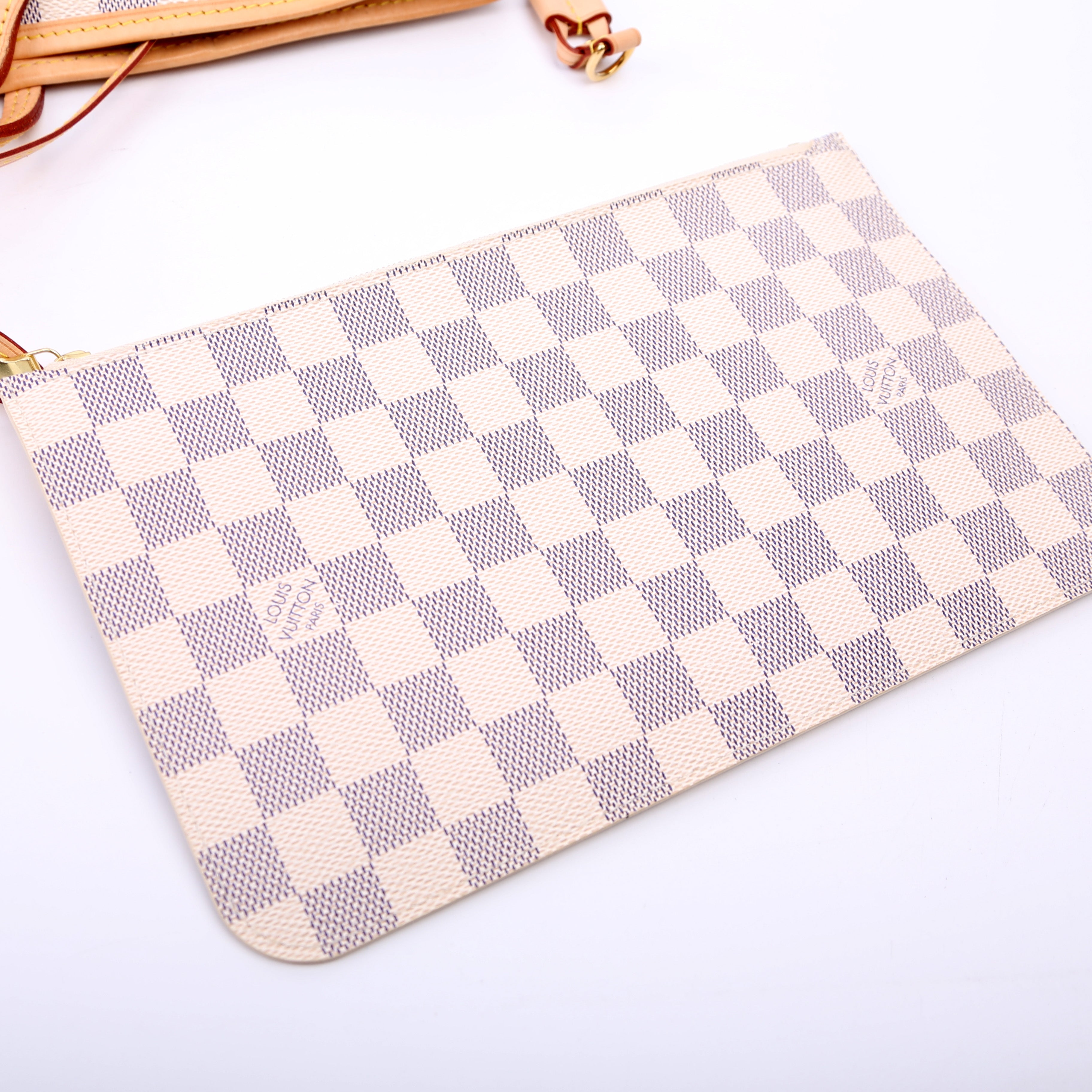Neverfull with Wallet MM Damier Azur