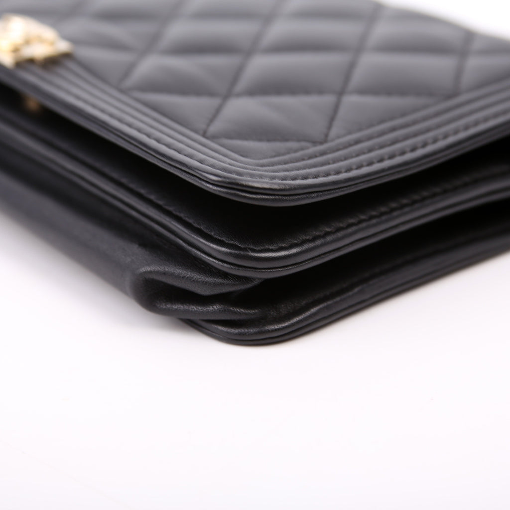 WOC Boy Lambskin Black