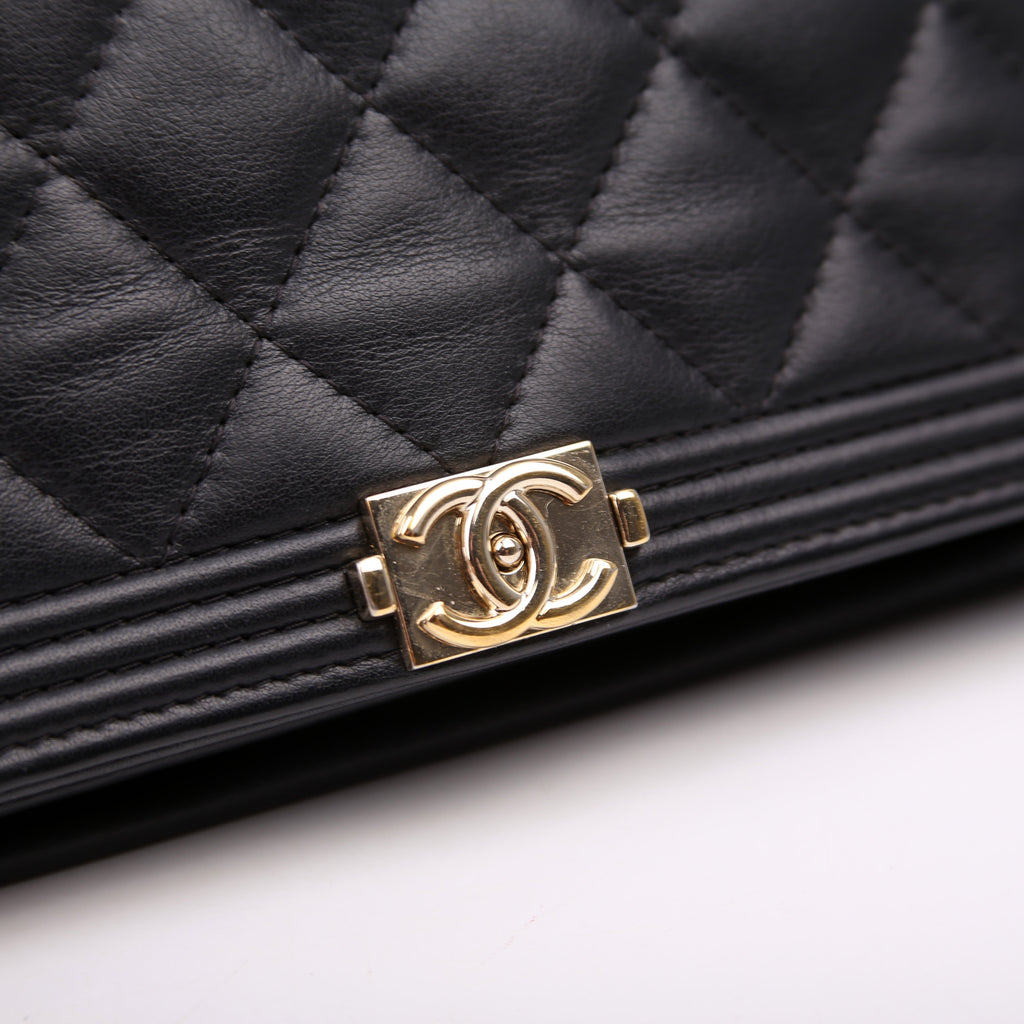 WOC Boy Lambskin Black