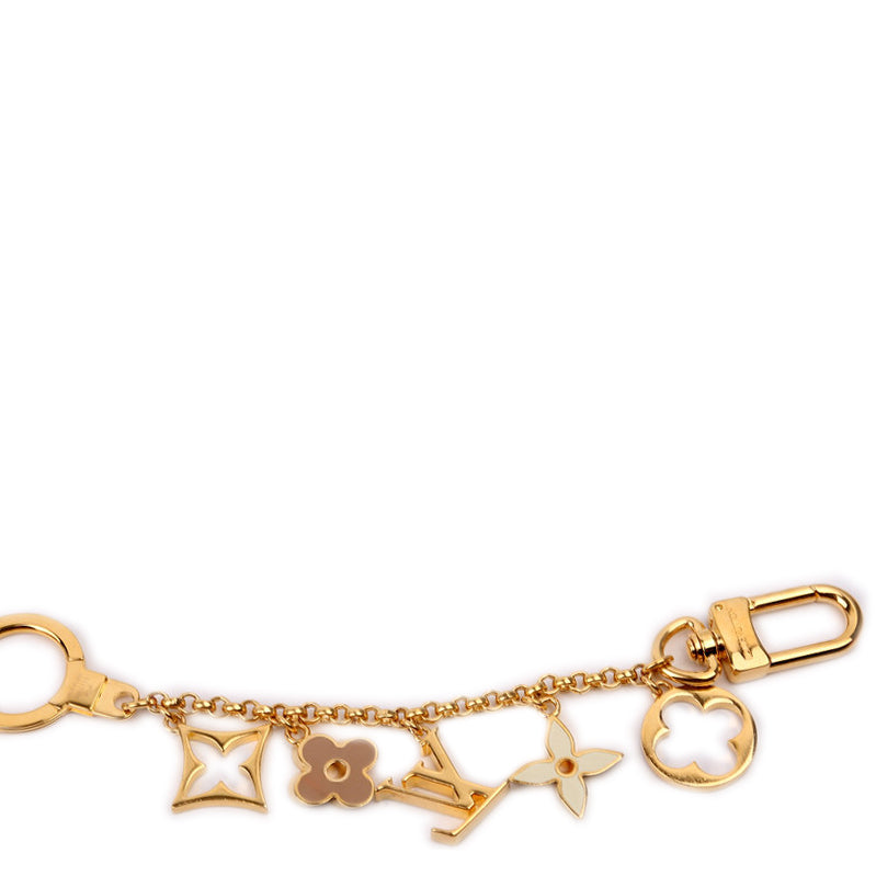 Fleur De Monogram Bag Charm Chain