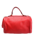 282302 Soho Leather Boston Bag Red