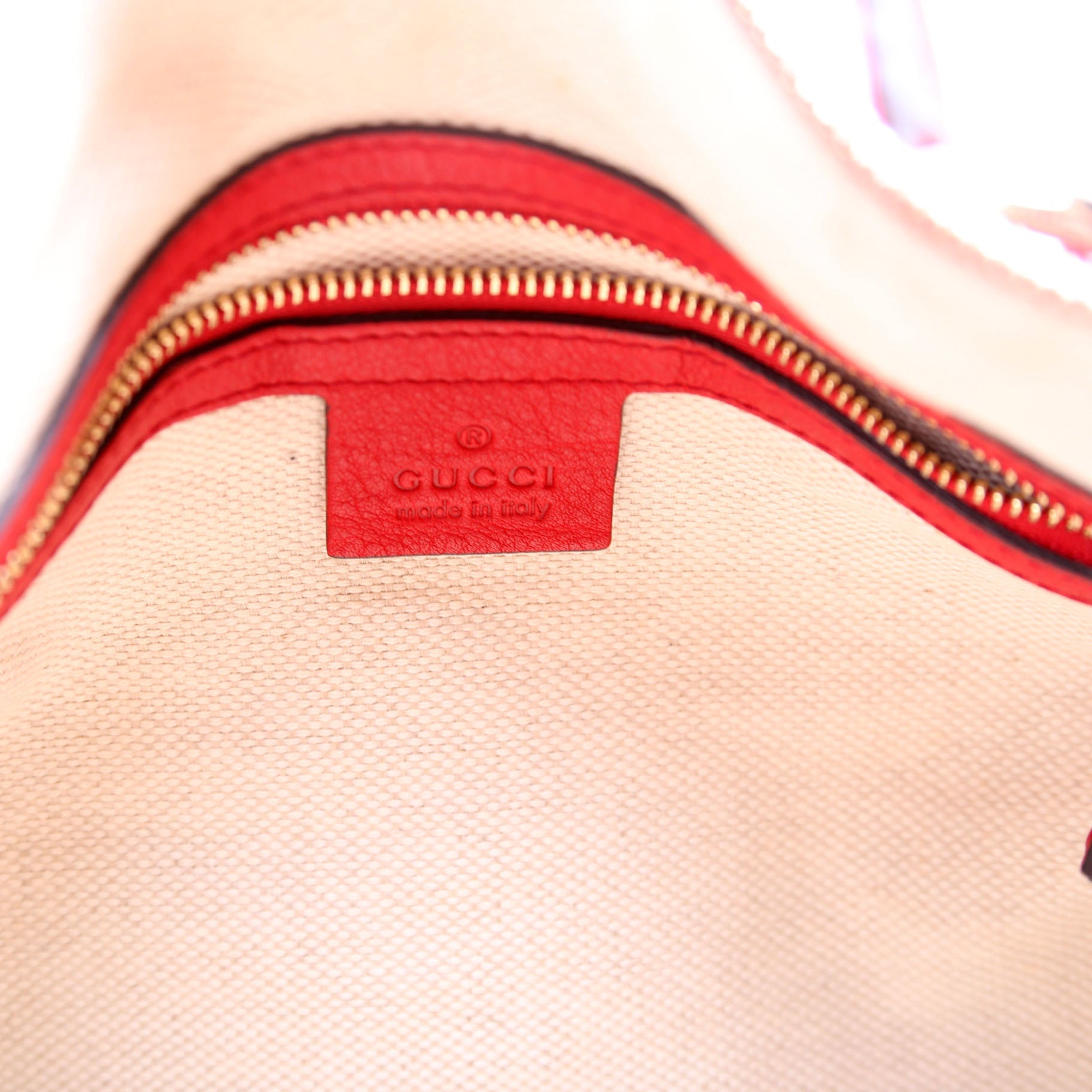 282302 Soho Leather Boston Bag Red