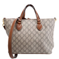 473887 GG Supreme Small Tote Brown