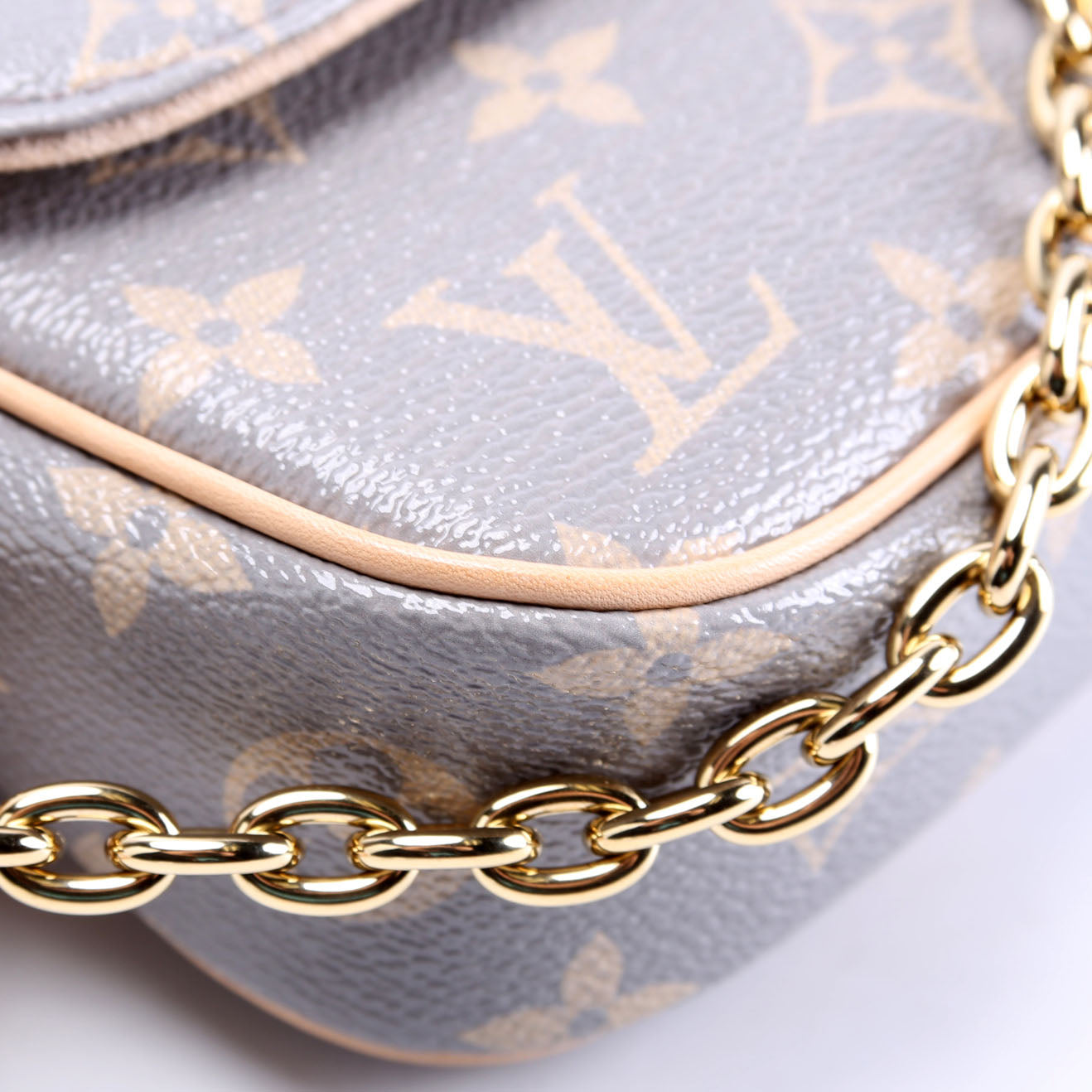 Ivy Wallet On Chain Trianon Gray Monogram