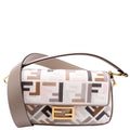 8BR600 FF Jacquard Baguette Taupe/Multicolor