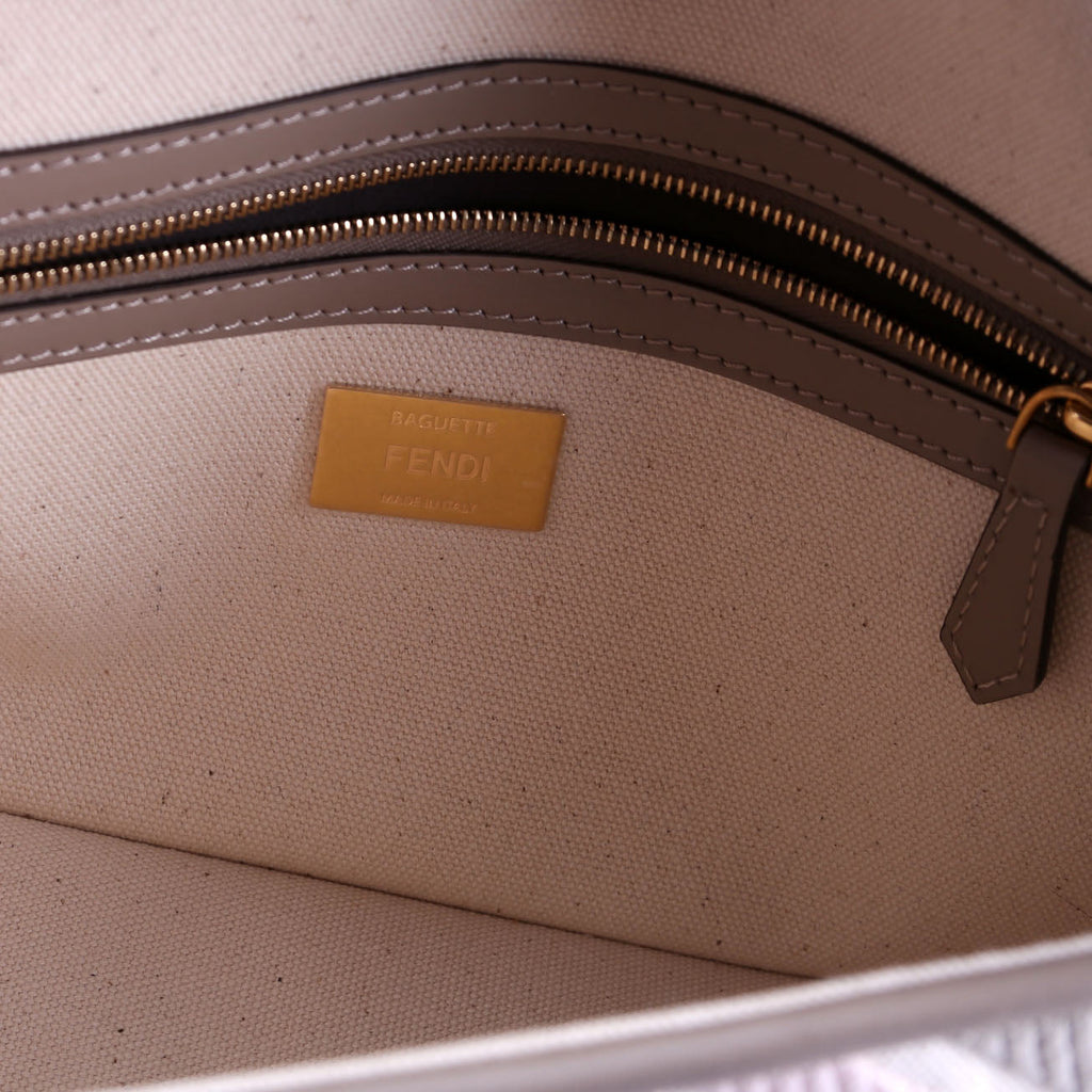 8BR600 FF Jacquard Baguette Taupe/Multicolor