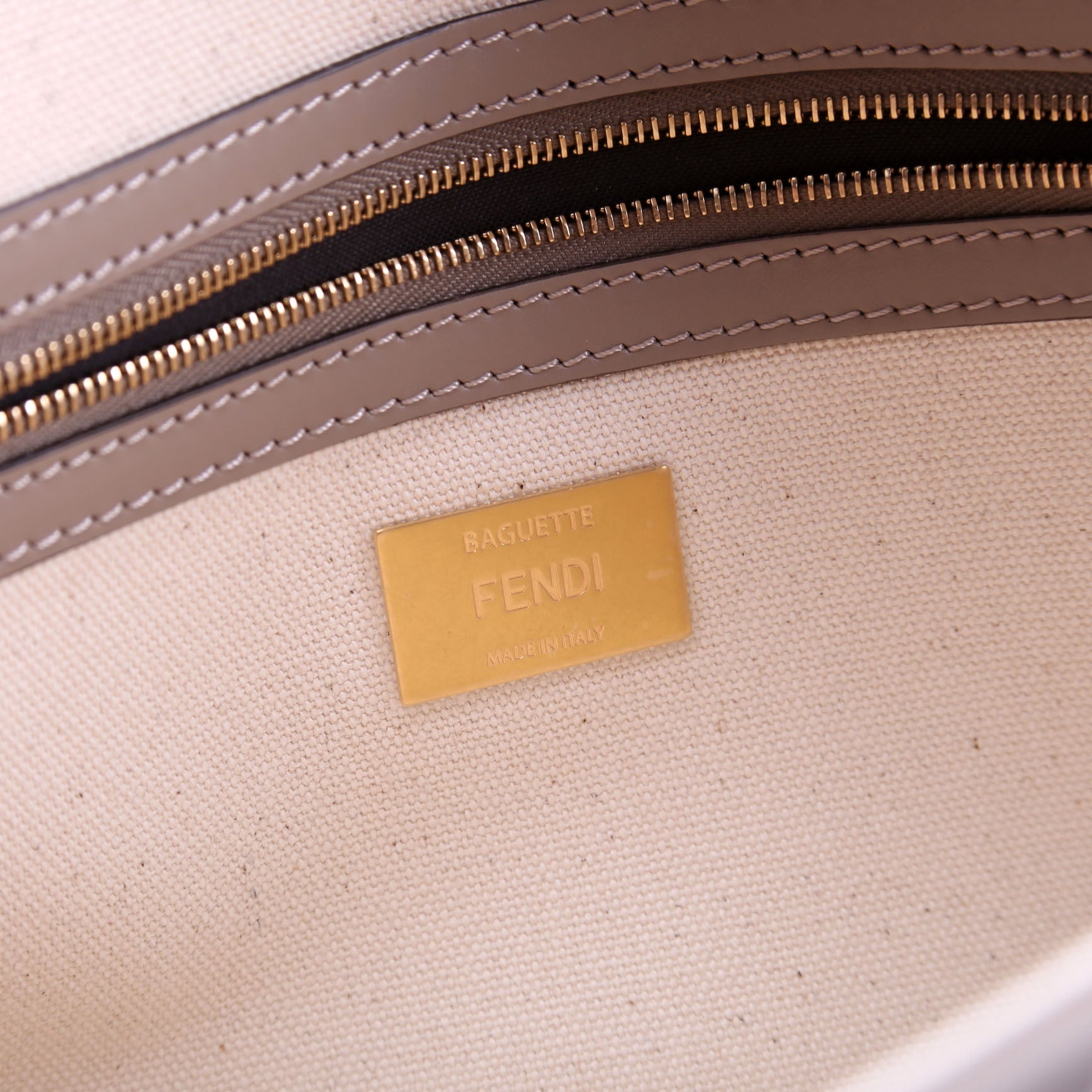 8BR600 FF Jacquard Baguette Taupe/Multicolor