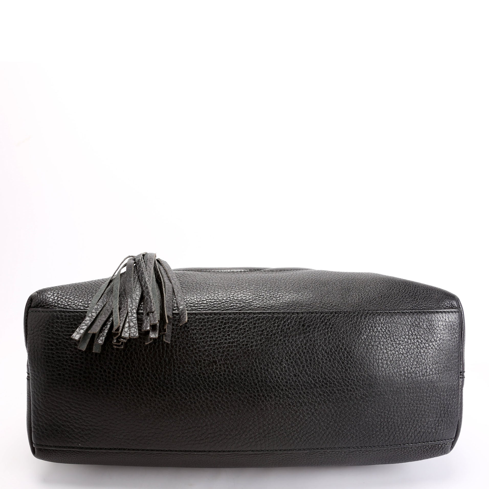 308982 Soho Leather Shoulder Medium Black