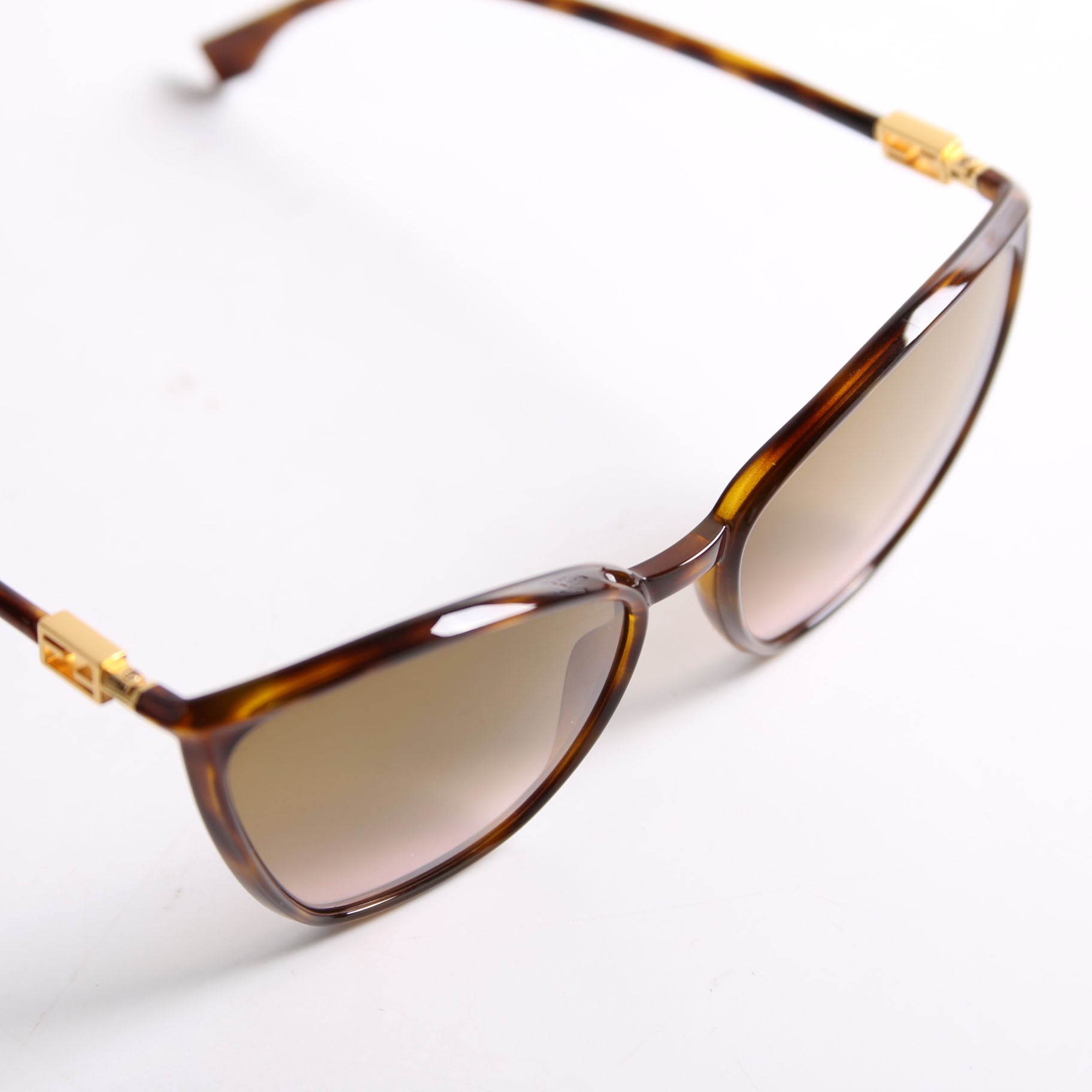 FF0433G/S Cateye Sunglasses Brown