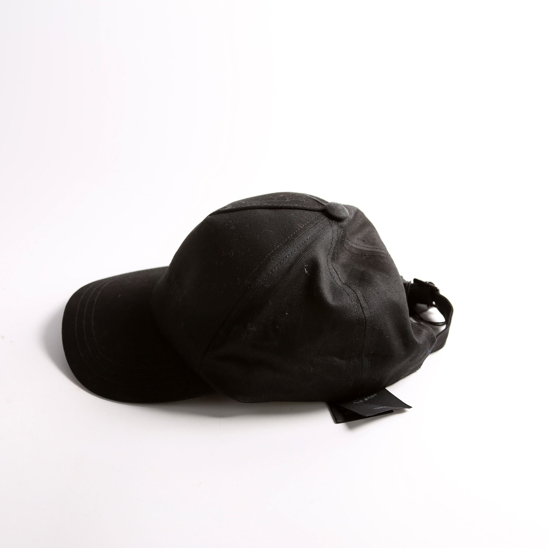 Gabardine Logo Cap Black
