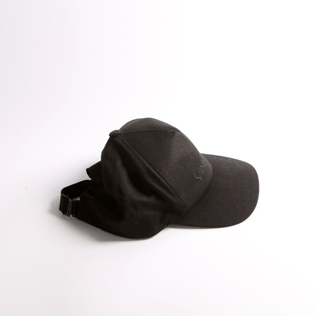 Gabardine Logo Cap Black