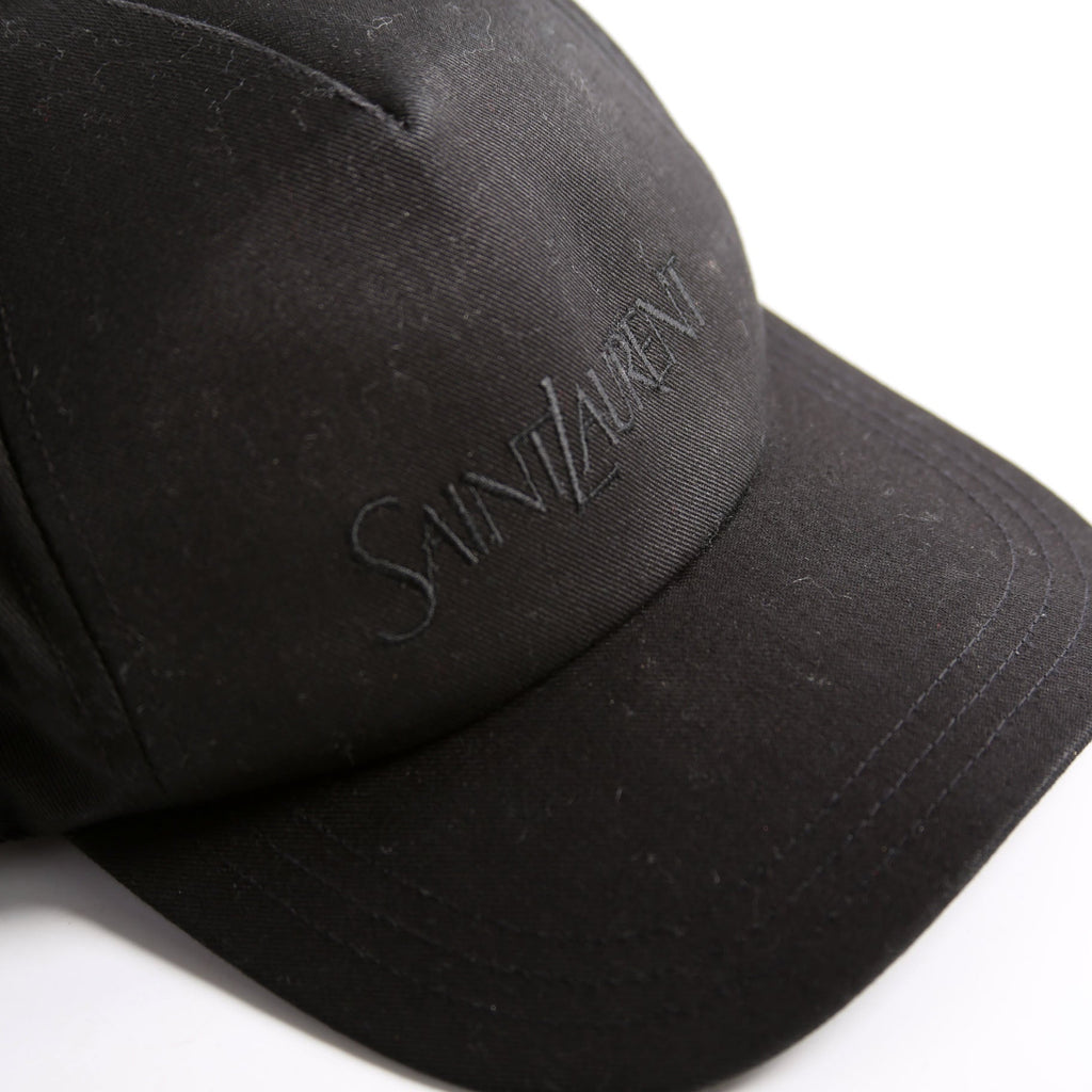Gabardine Logo Cap Black