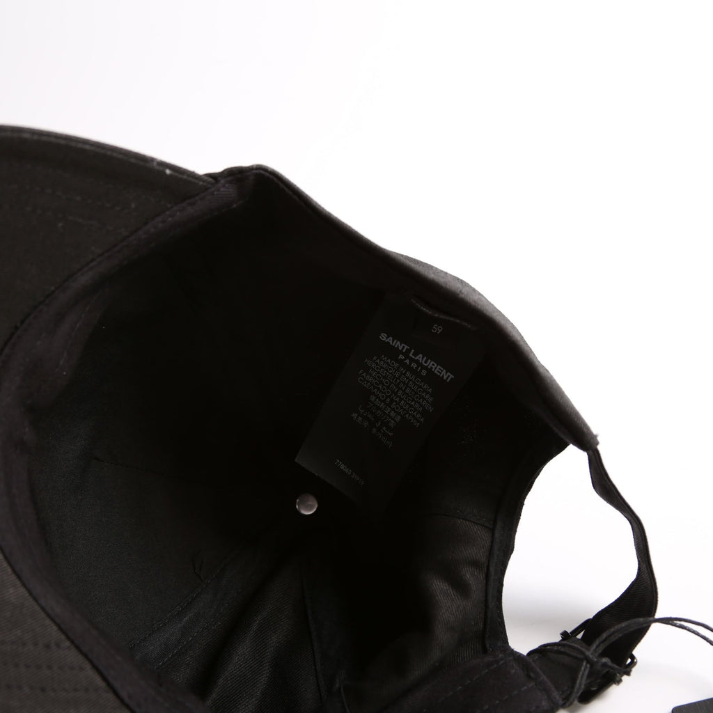Gabardine Logo Cap Black