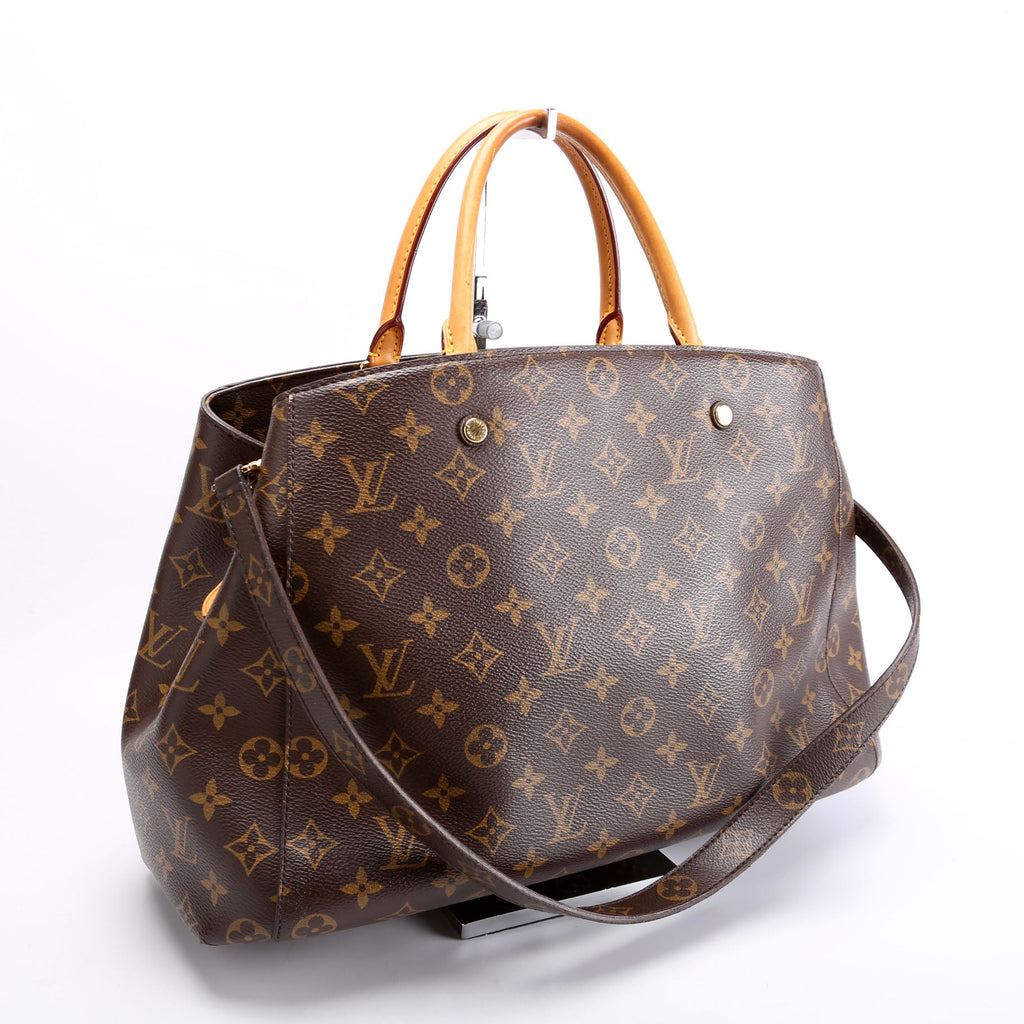 Montaigne GM Monogram Brown/Burgundy