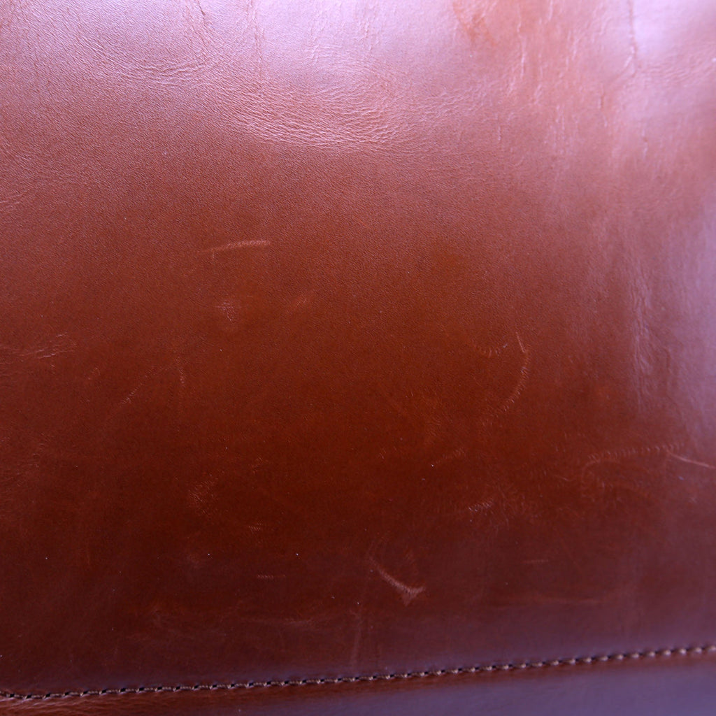 Nomade V Serigraph Tote Calfskin Brown