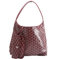 Boheme Hobo Goyardine Burgundy