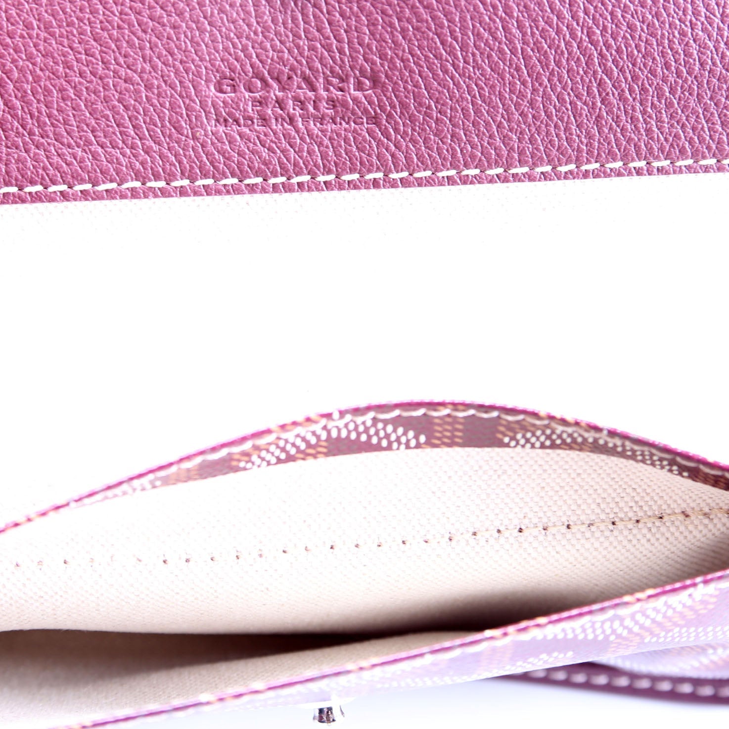 Boheme Hobo Goyardine Burgundy