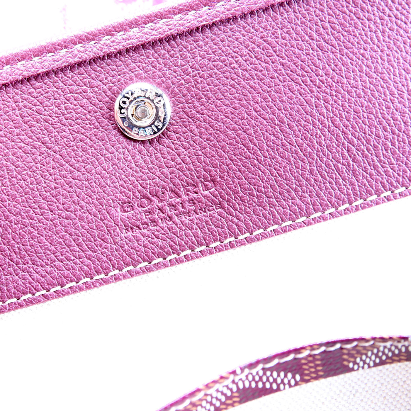 Boheme Hobo Goyardine Burgundy