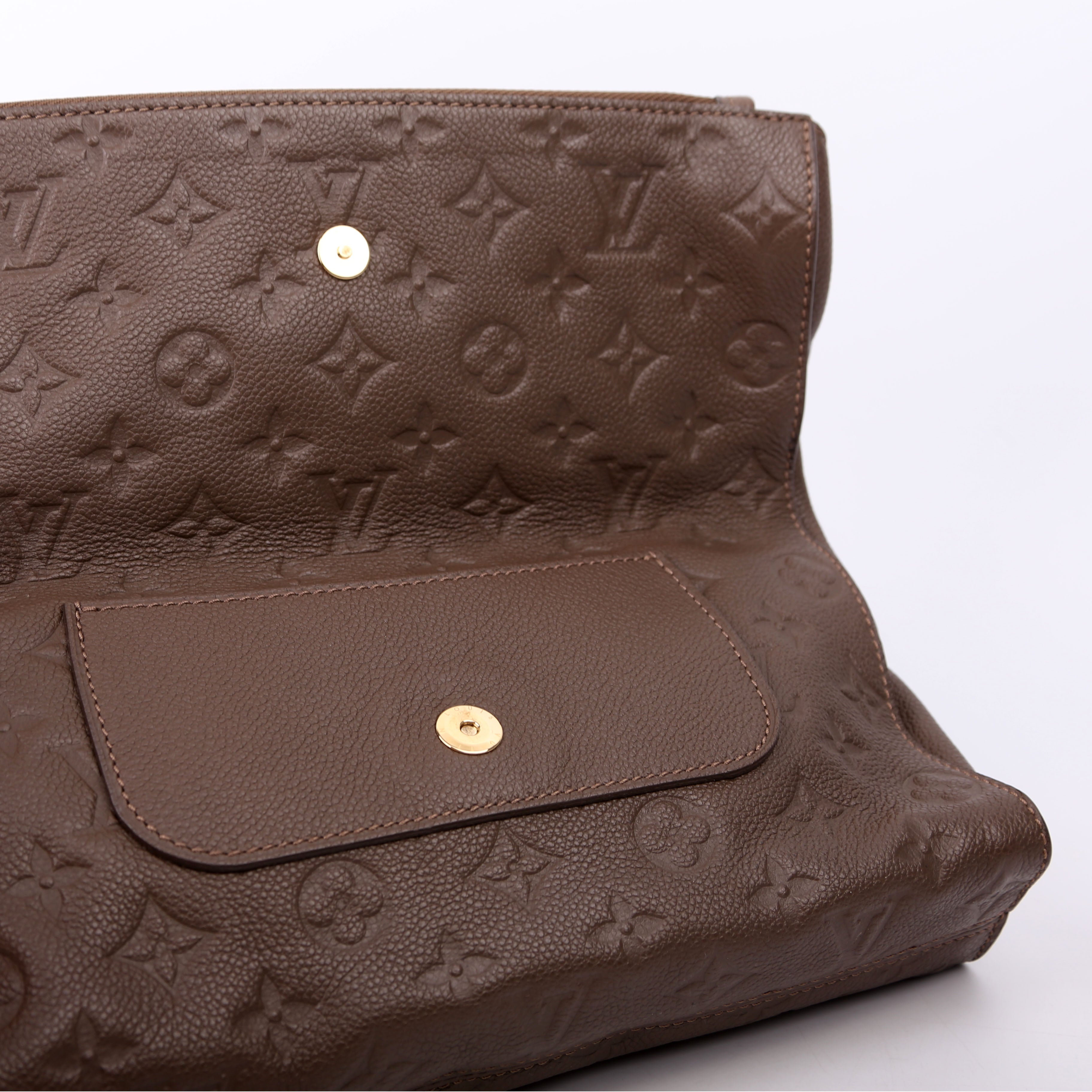 Petillante Clutch Empreinte Brown