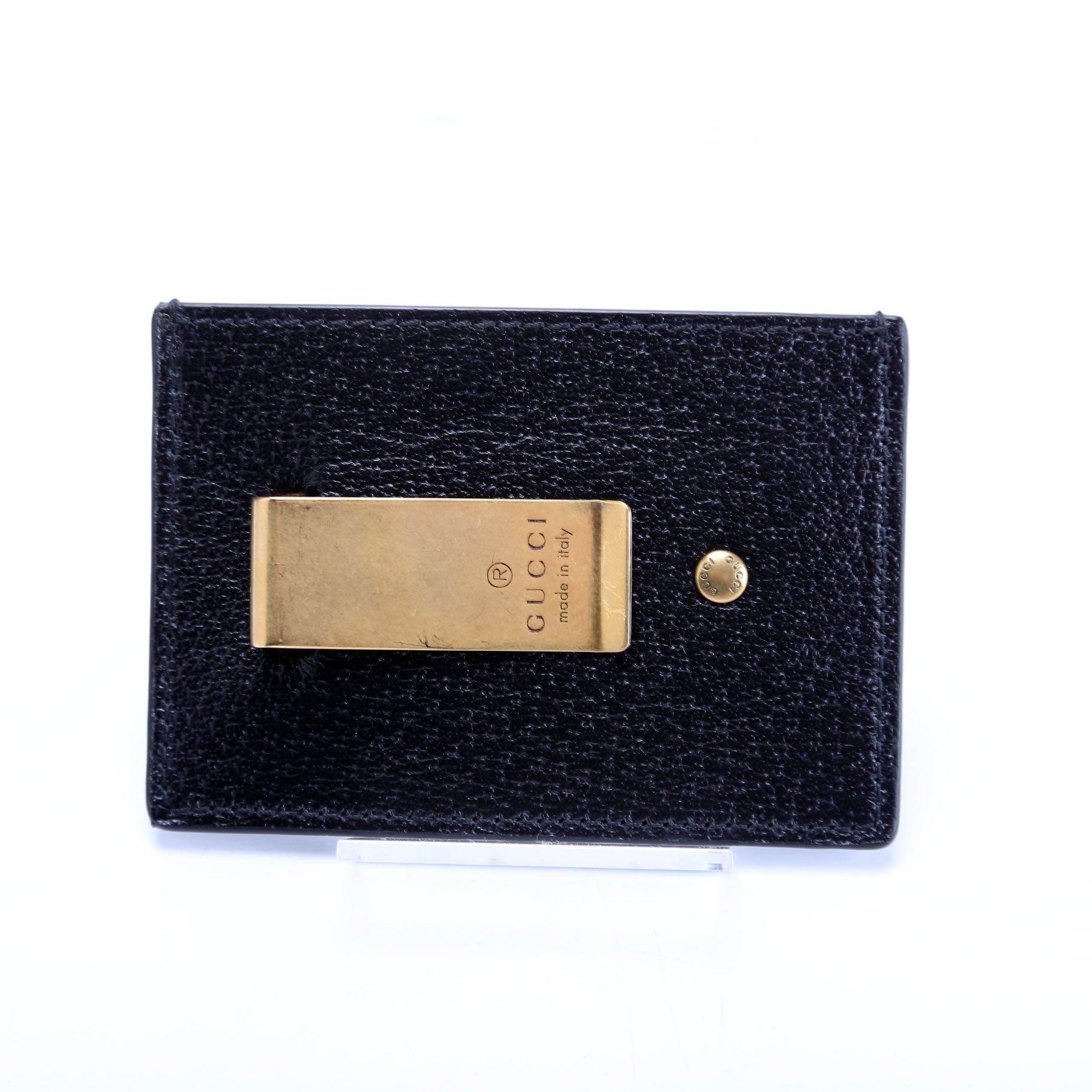 436022 GG Marmont Money Clip Black