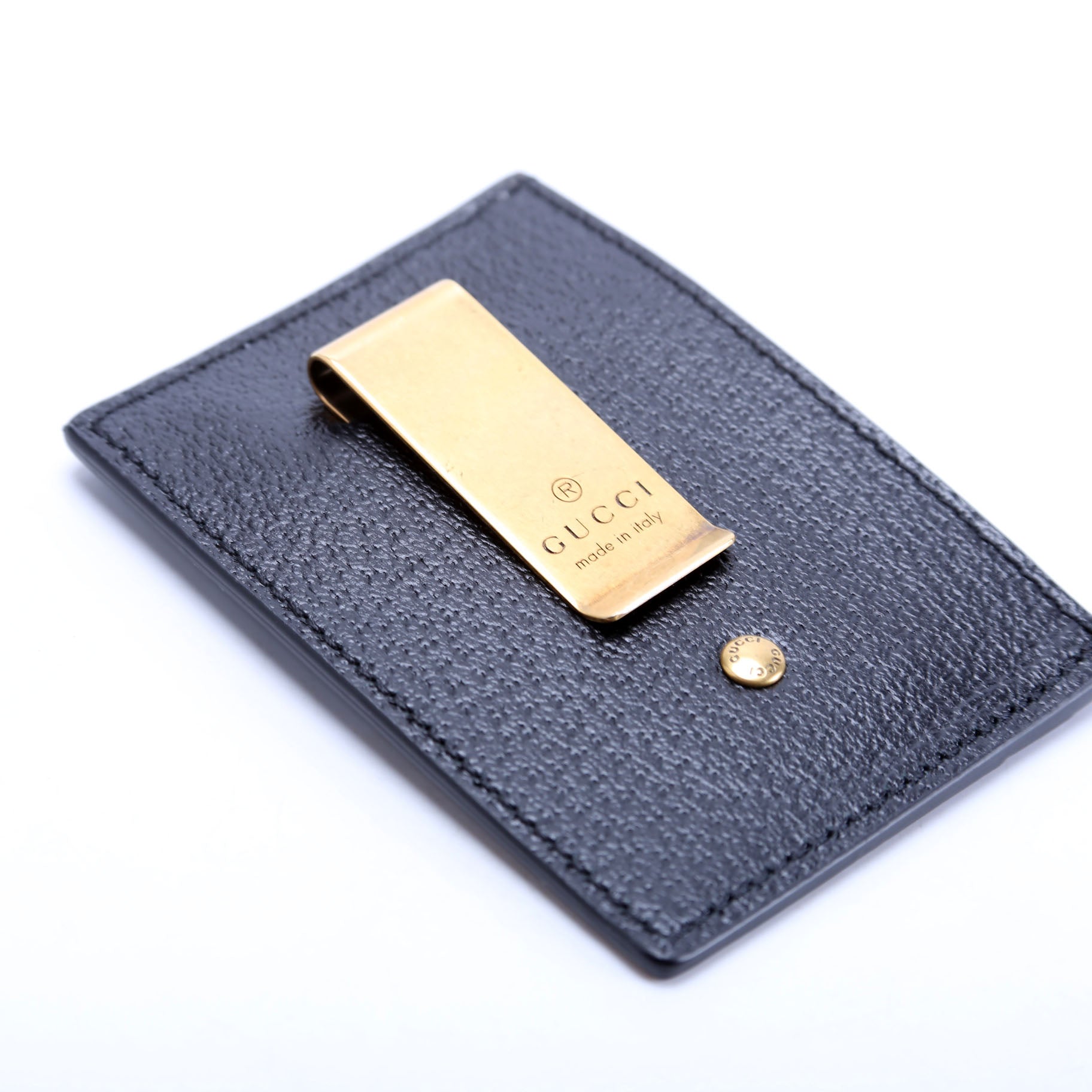 436022 GG Marmont Money Clip Black