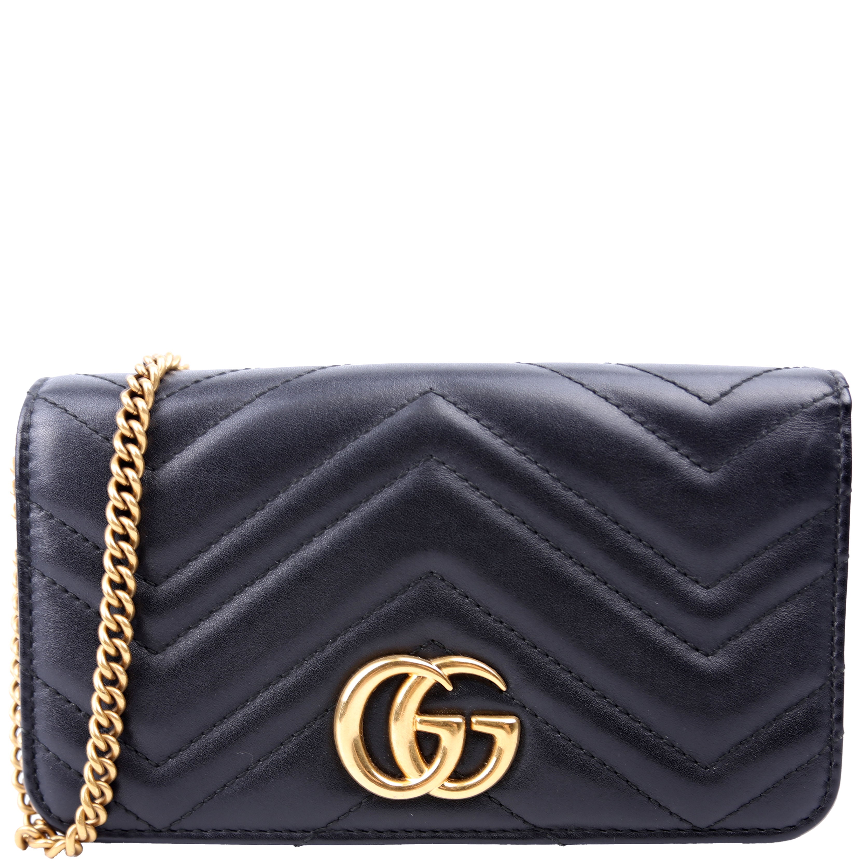 488426 GG Marmont Mini Bag Black