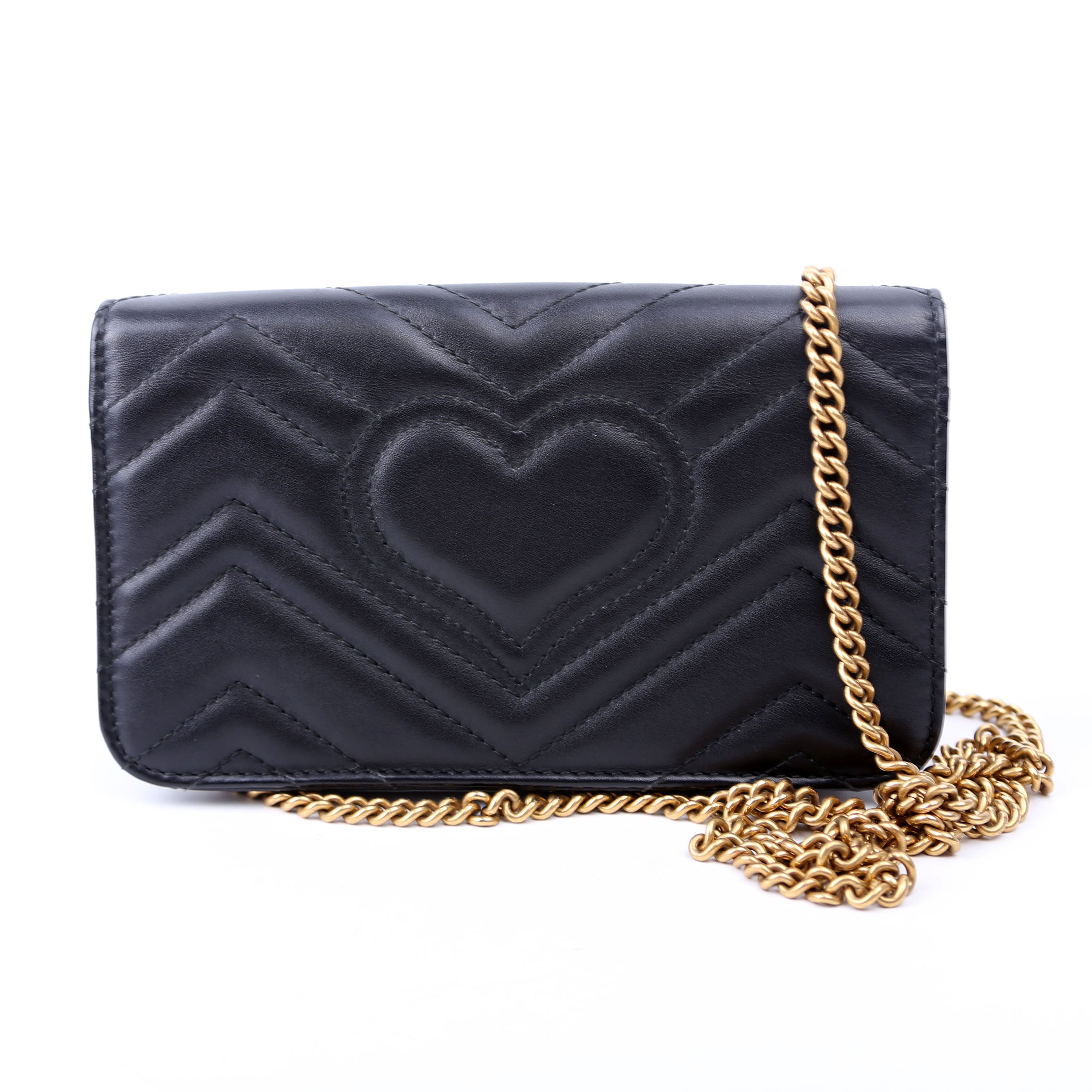 488426 GG Marmont Mini Bag Black