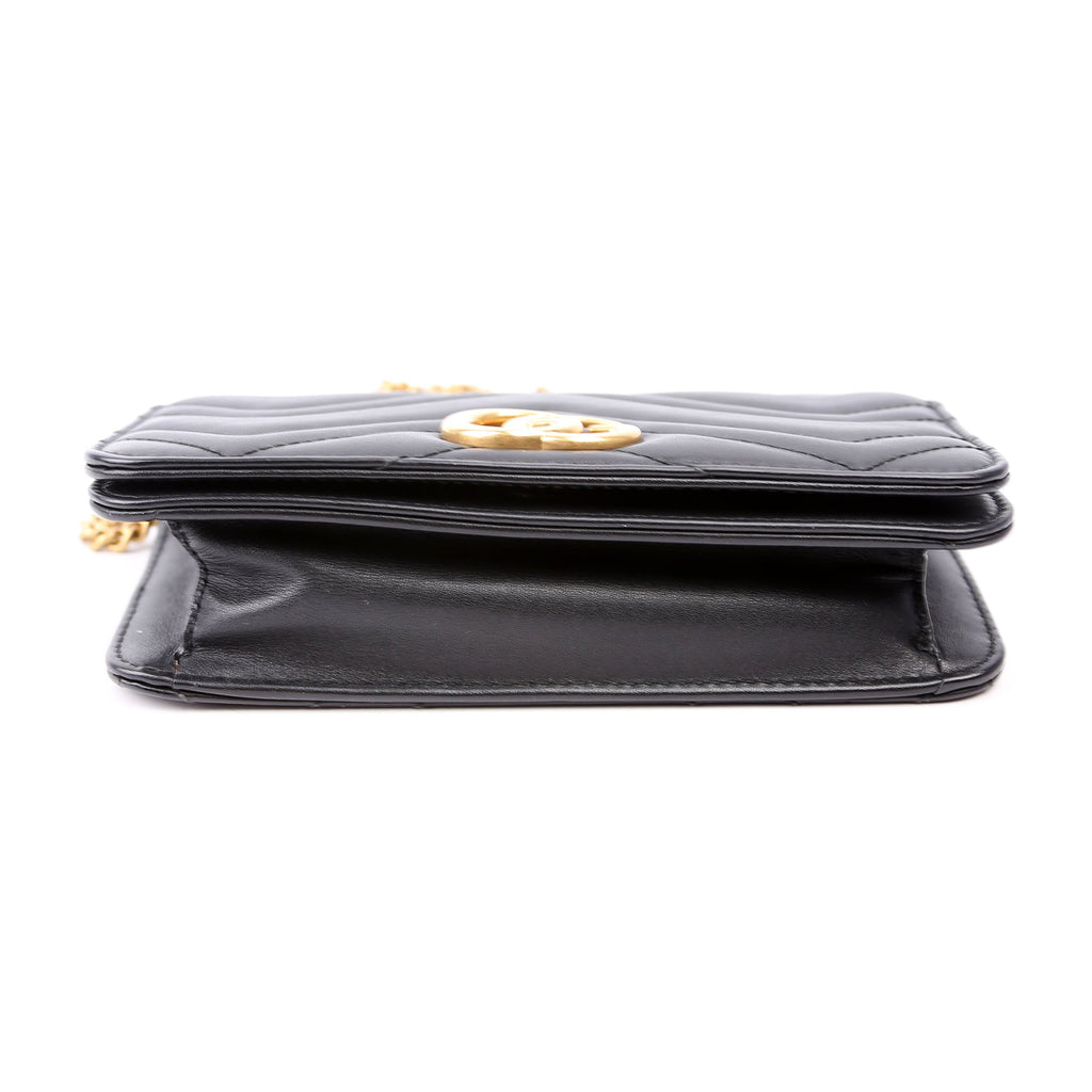 488426 GG Marmont Mini Bag Black