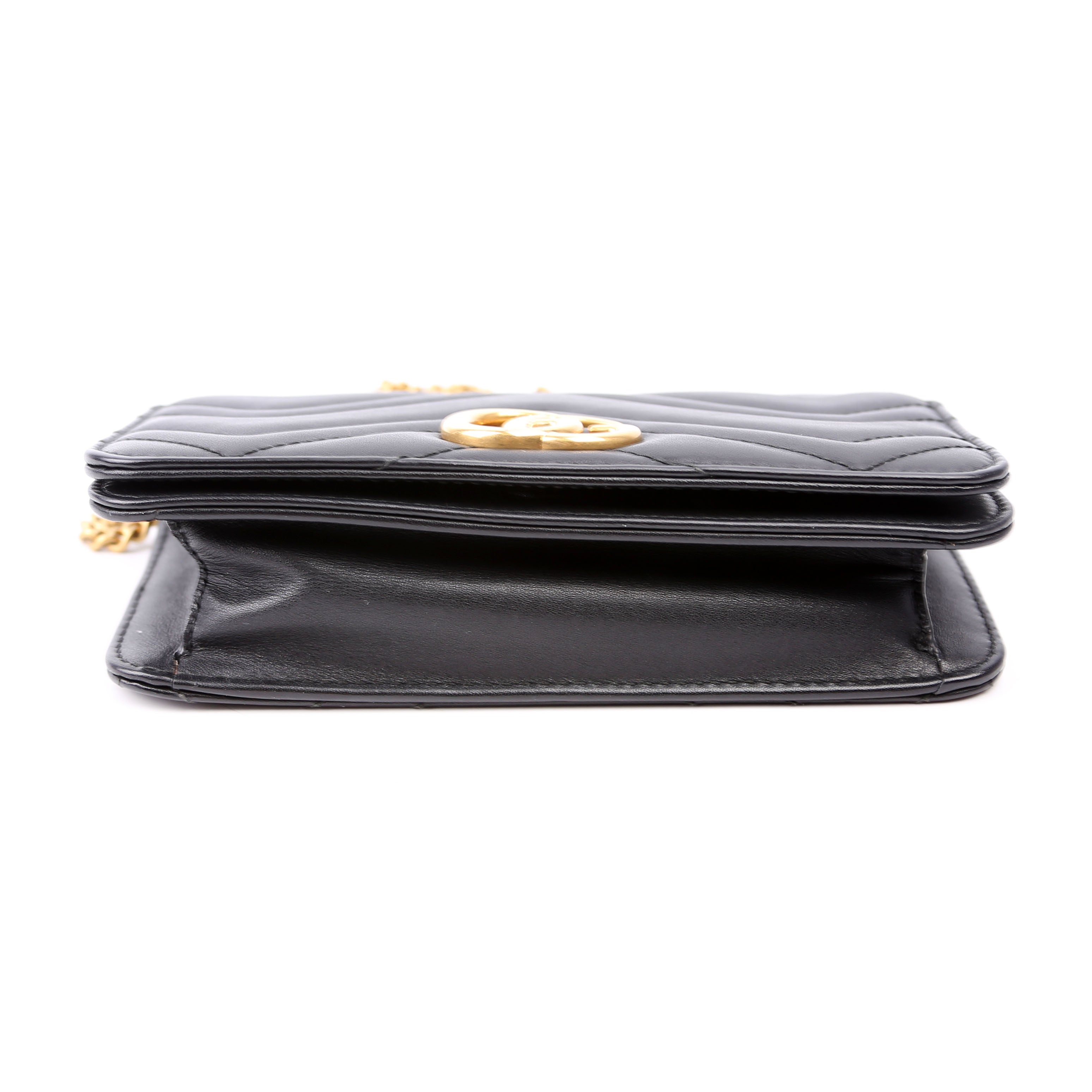 488426 GG Marmont Mini Bag Black