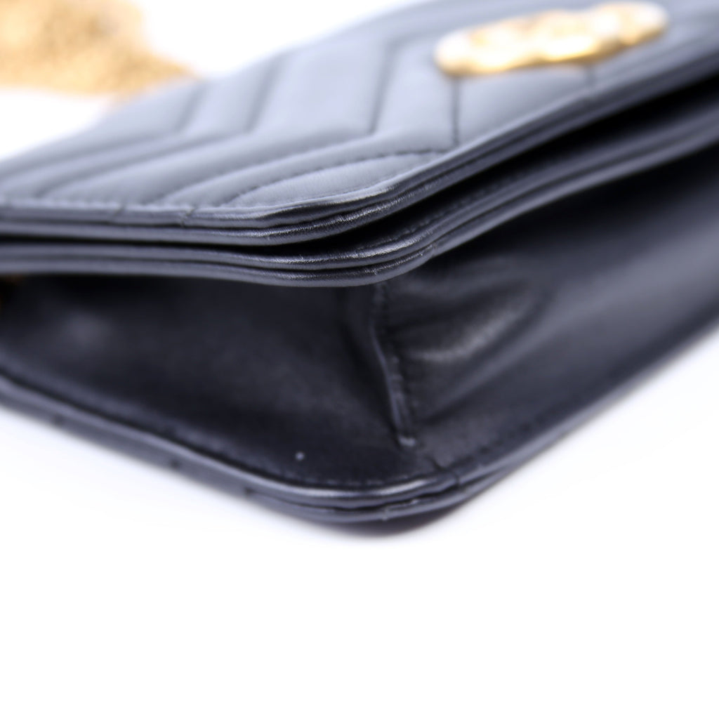 488426 GG Marmont Mini Bag Black