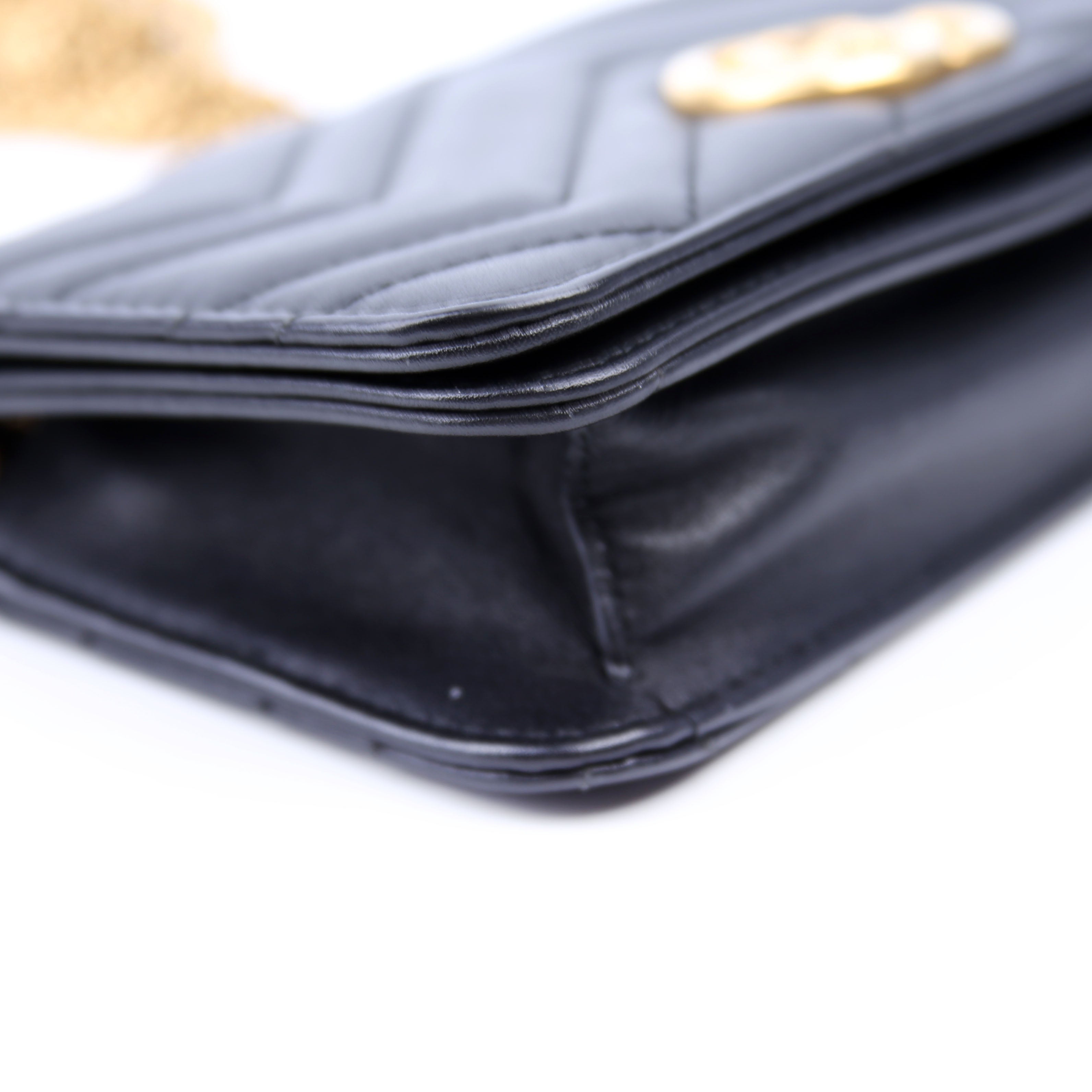 488426 GG Marmont Mini Bag Black