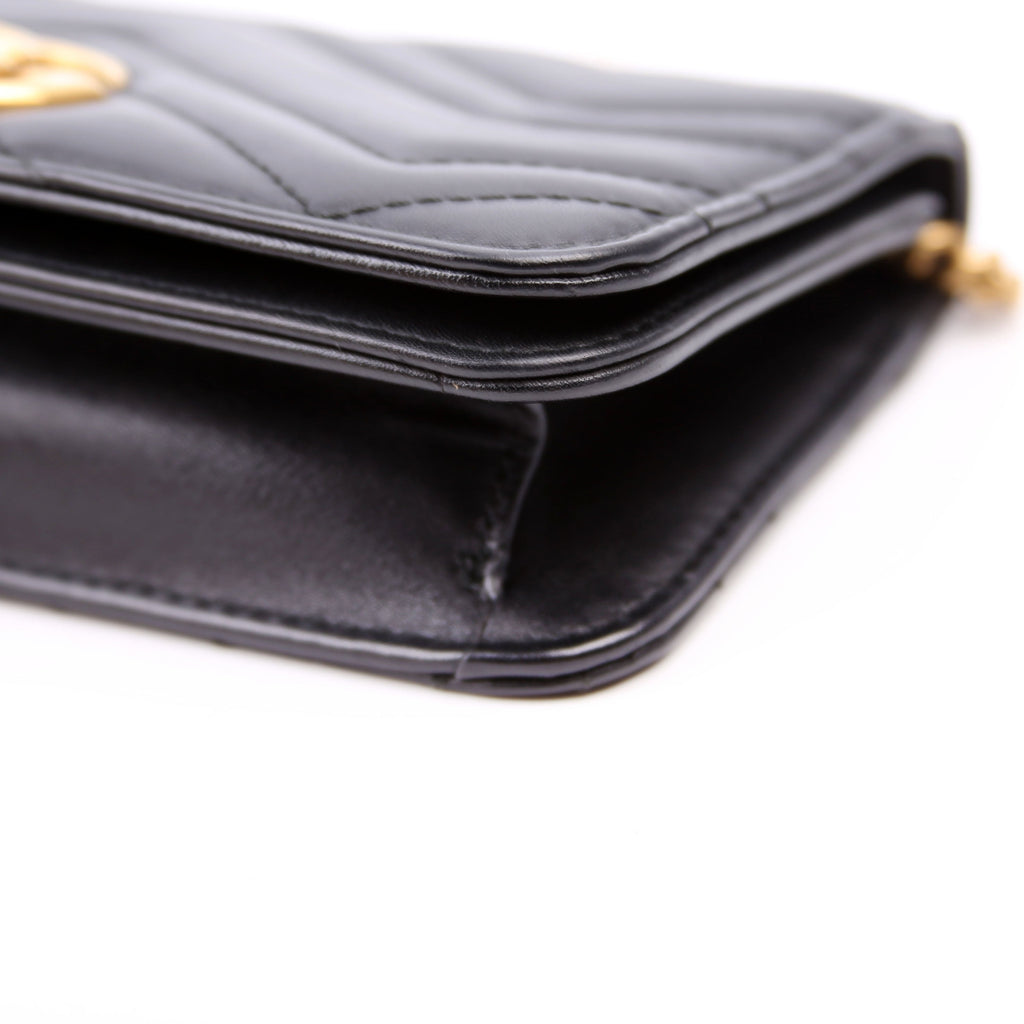 488426 GG Marmont Mini Bag Black