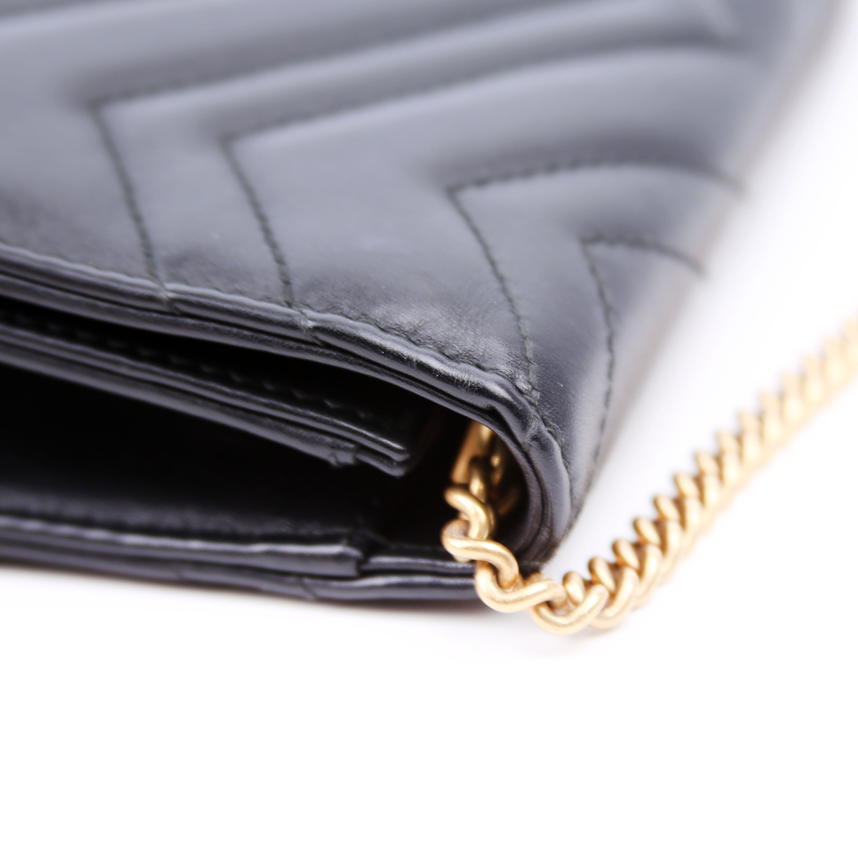 488426 GG Marmont Mini Bag Black