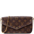Pochette Felicie Monogram Berry