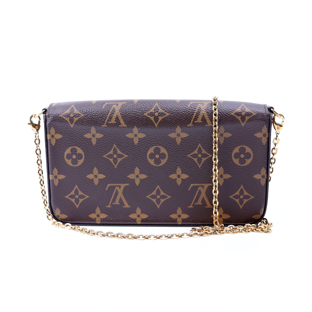 Pochette Felicie Monogram Berry