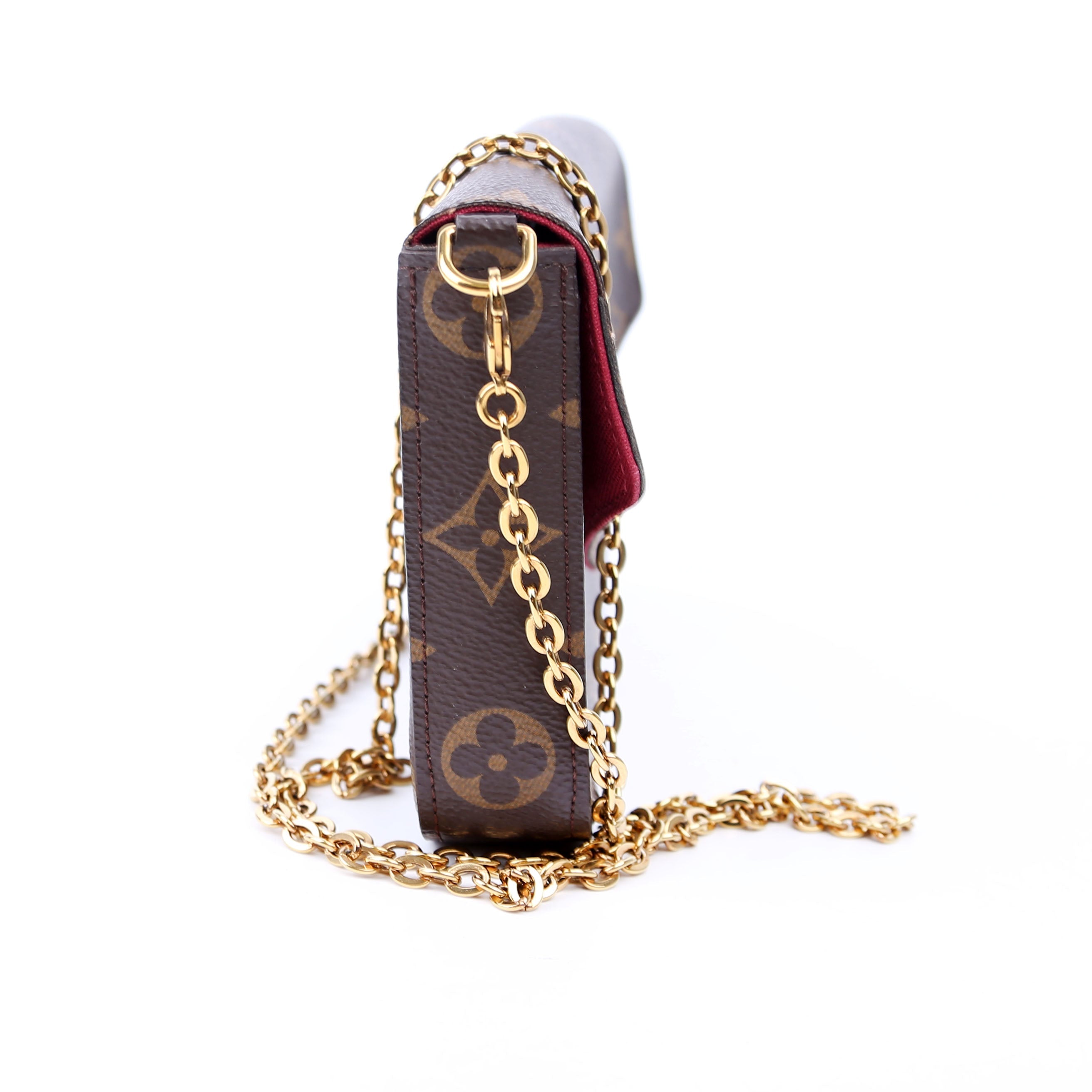 Pochette Felicie Monogram Berry