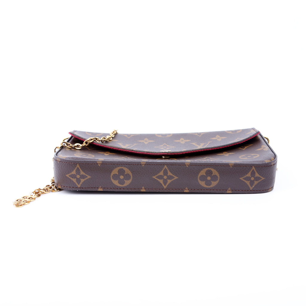 Pochette Felicie Monogram Berry