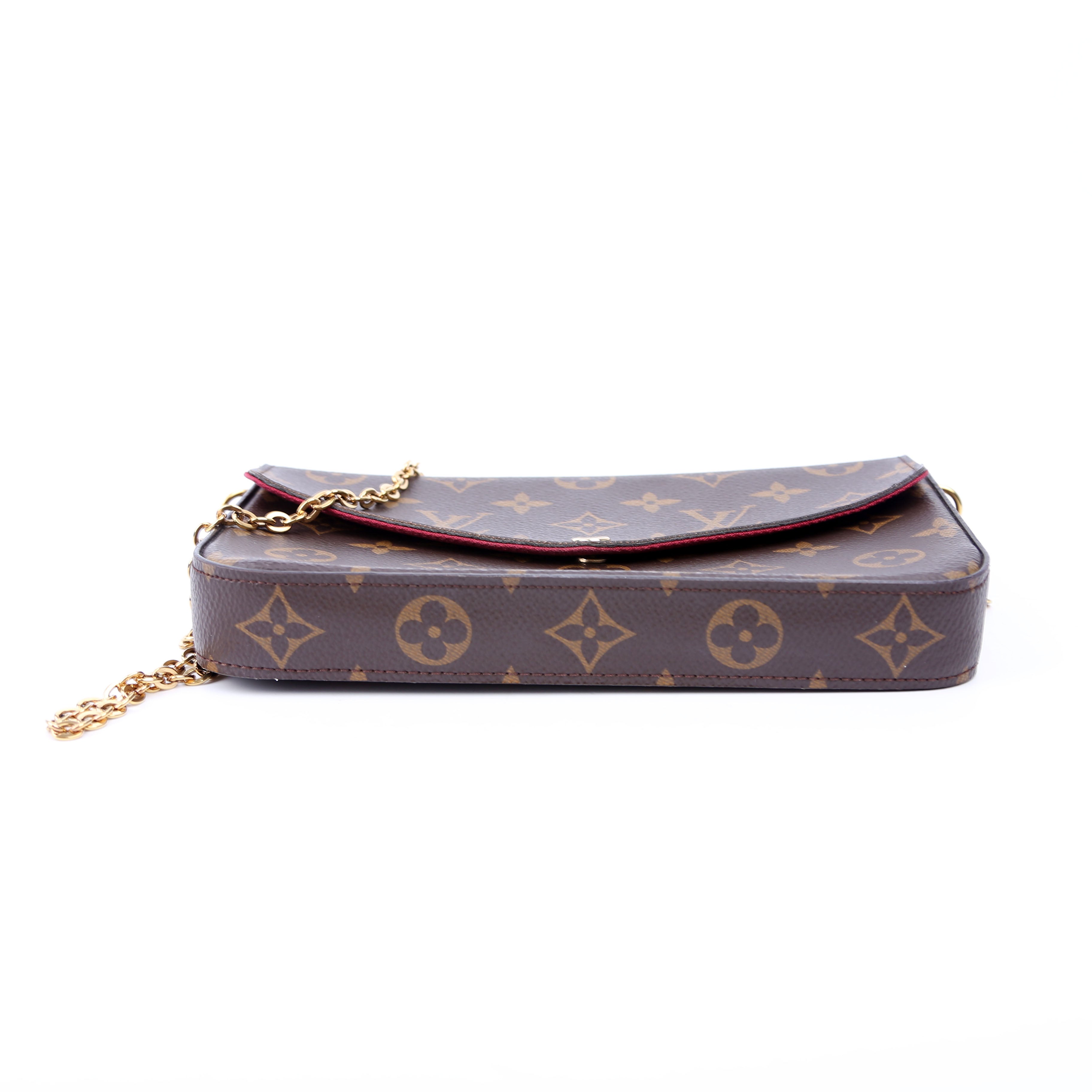Pochette Felicie Monogram Berry