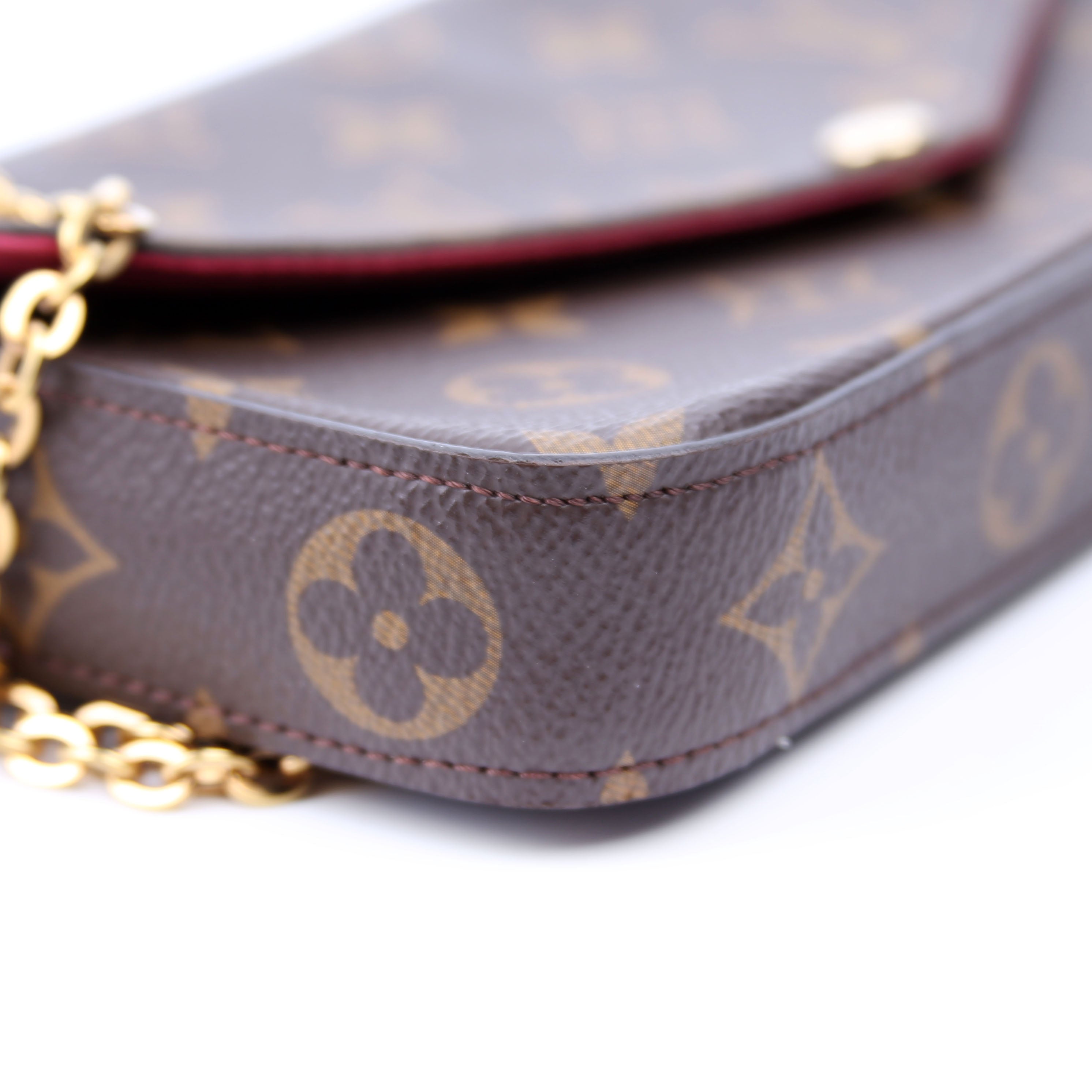 Pochette Felicie Monogram Berry