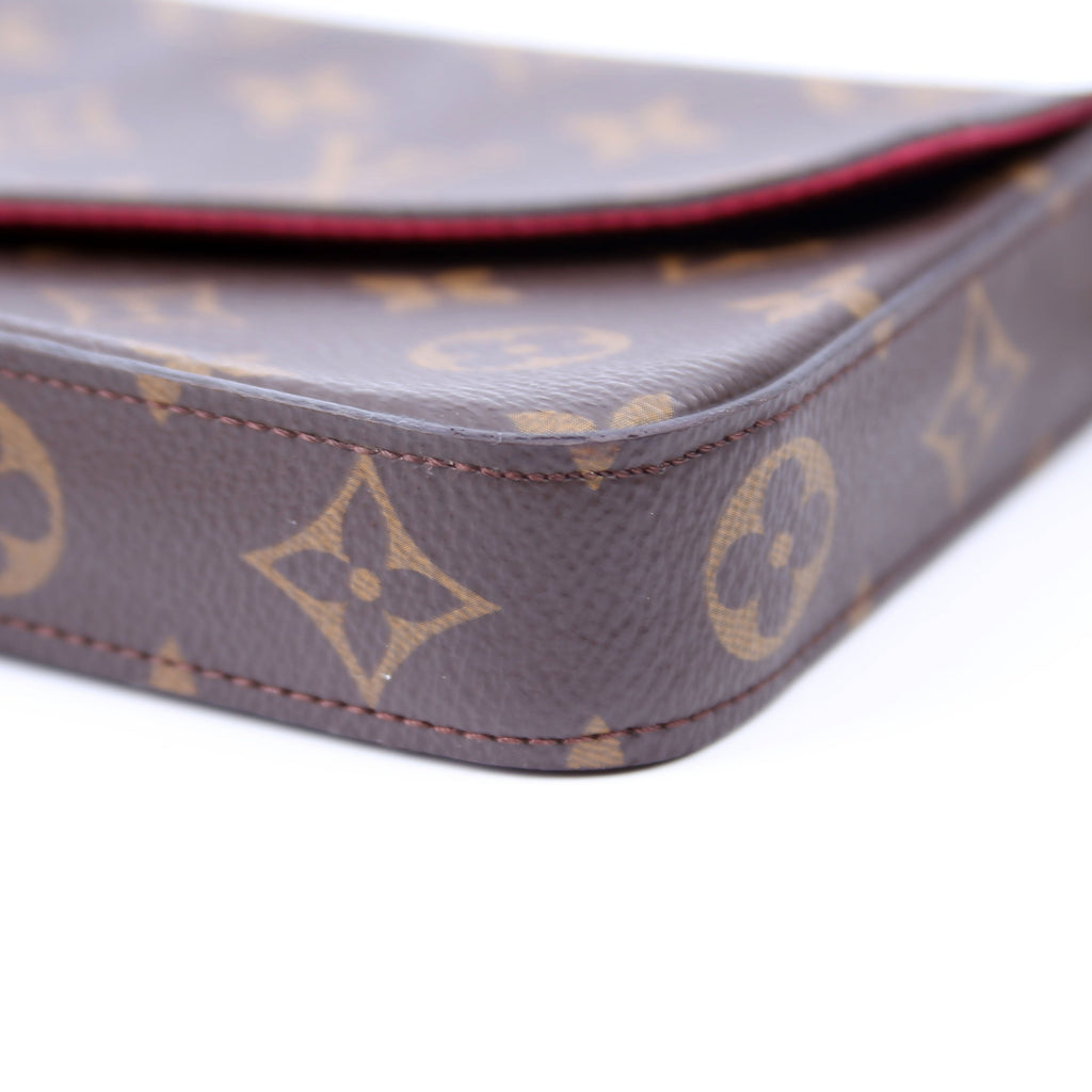Pochette Felicie Monogram Berry