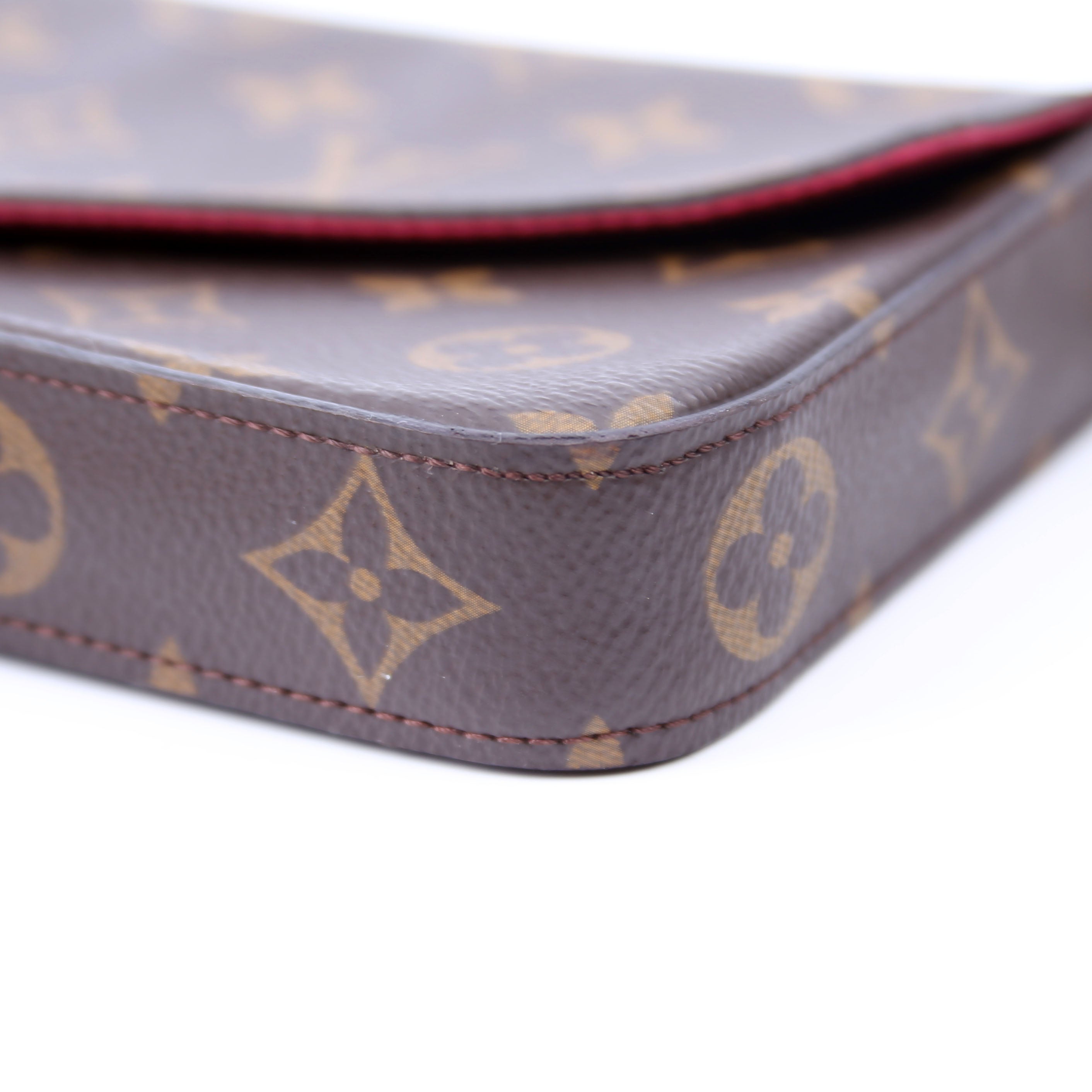 Pochette Felicie Monogram Berry