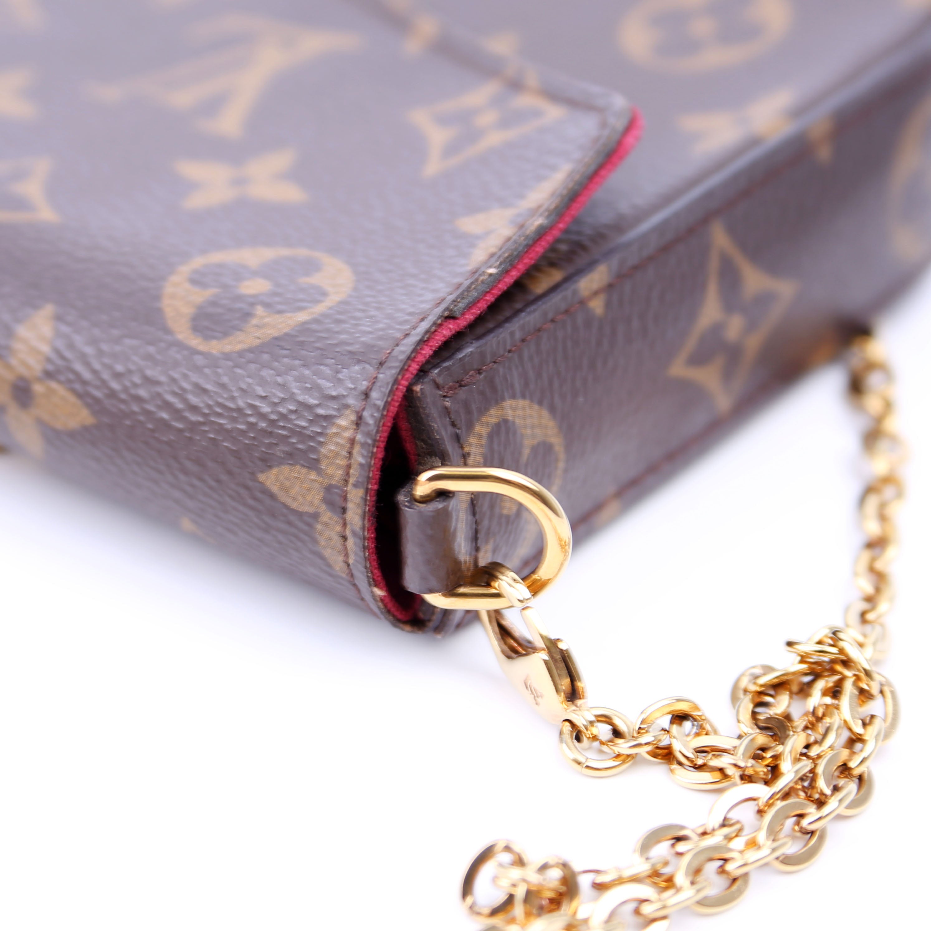 Pochette Felicie Monogram Berry