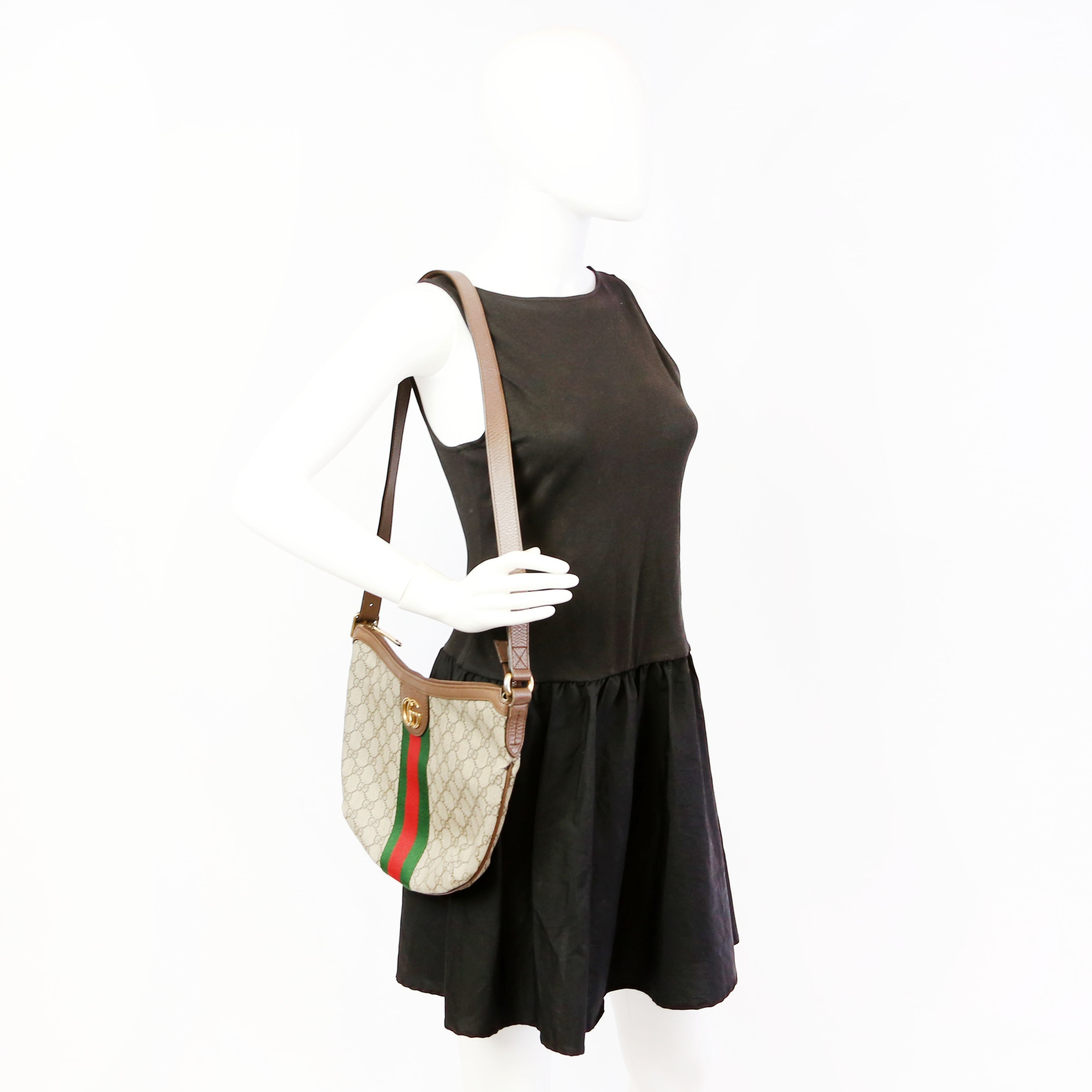 Gucci 598125 Ophidia GG Supreme Small Shoulder Bag